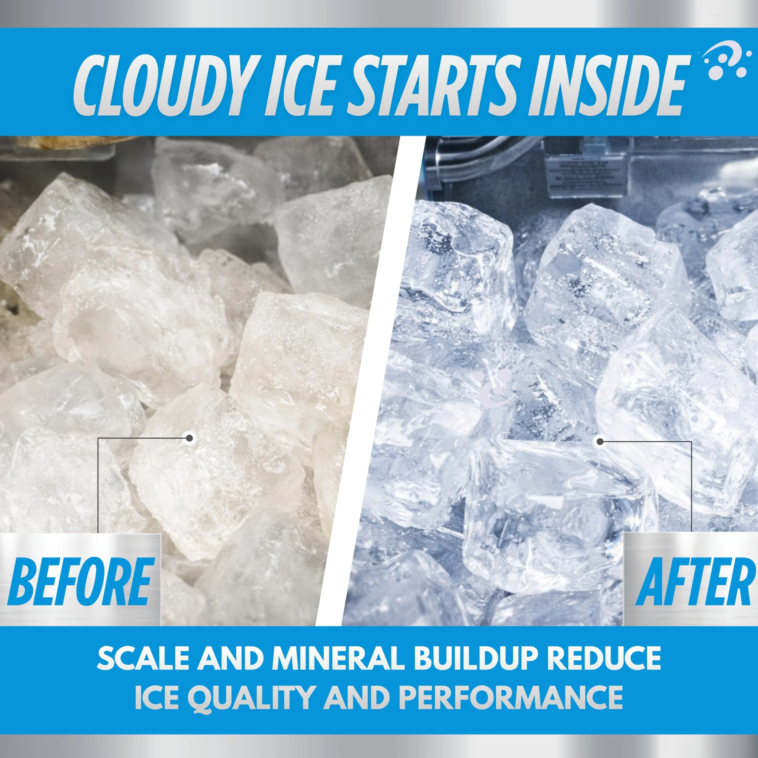 Oh Yuk Ice Machine Cleaner Descaler – Scale & Buildup Remover, Nickel-Safe Ice Maker Cleaning Solution, Compatible with GE nugget, Igloo & All Standalone Ice Makers. For A Fresh Ice Machine - Image 5