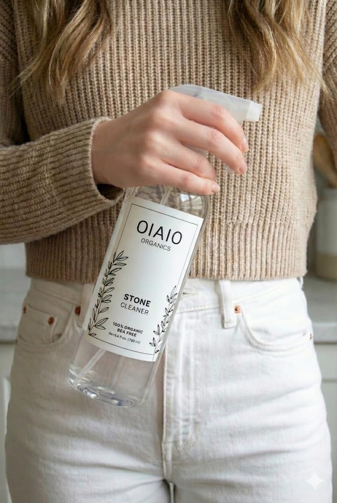 OIAIO Non-Toxic Wood Cleaner - Natural Organic Ingredients that Truly Perform - 24oz - Light Coconut & Palo Santo Scent - Image 5
