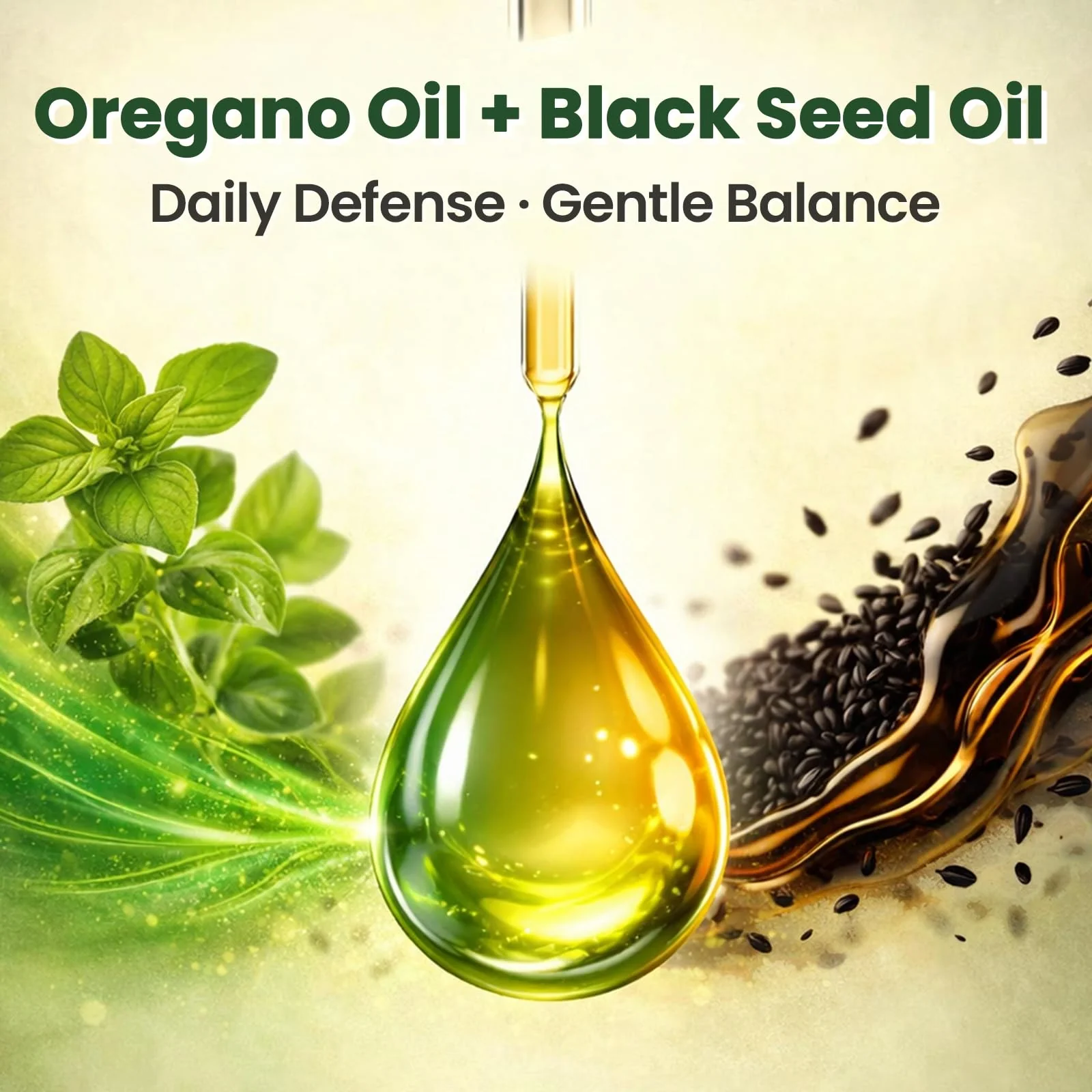 Oil of Oregano Drops with Black Seed Oil, Turmeric Oil, Vitamin E & Olive Oil Based, Immune Digestive Cleanse & Detox*, 80% Carvacrol Cold-Pressed Natural Aceite de Oregano, 2 Fl Oz, 8 Month Supply - Image 6