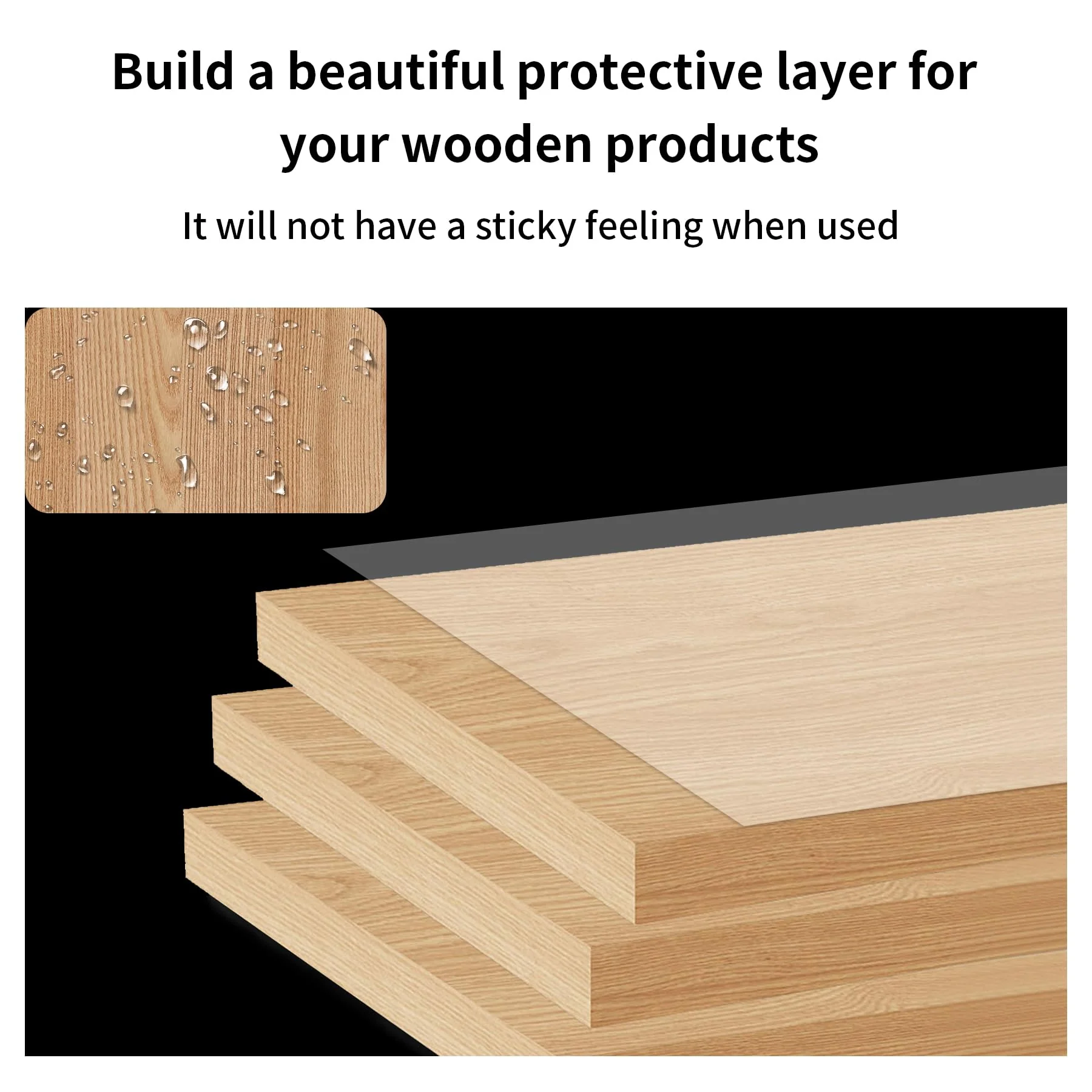 OLASIR 32 oz 100% Natural Pure Tung Oil for Wood Finishing Food Grade Safe, Waterproof Tung Oil for Wood Floors Indoor & Outdoor Furniture - Image 4