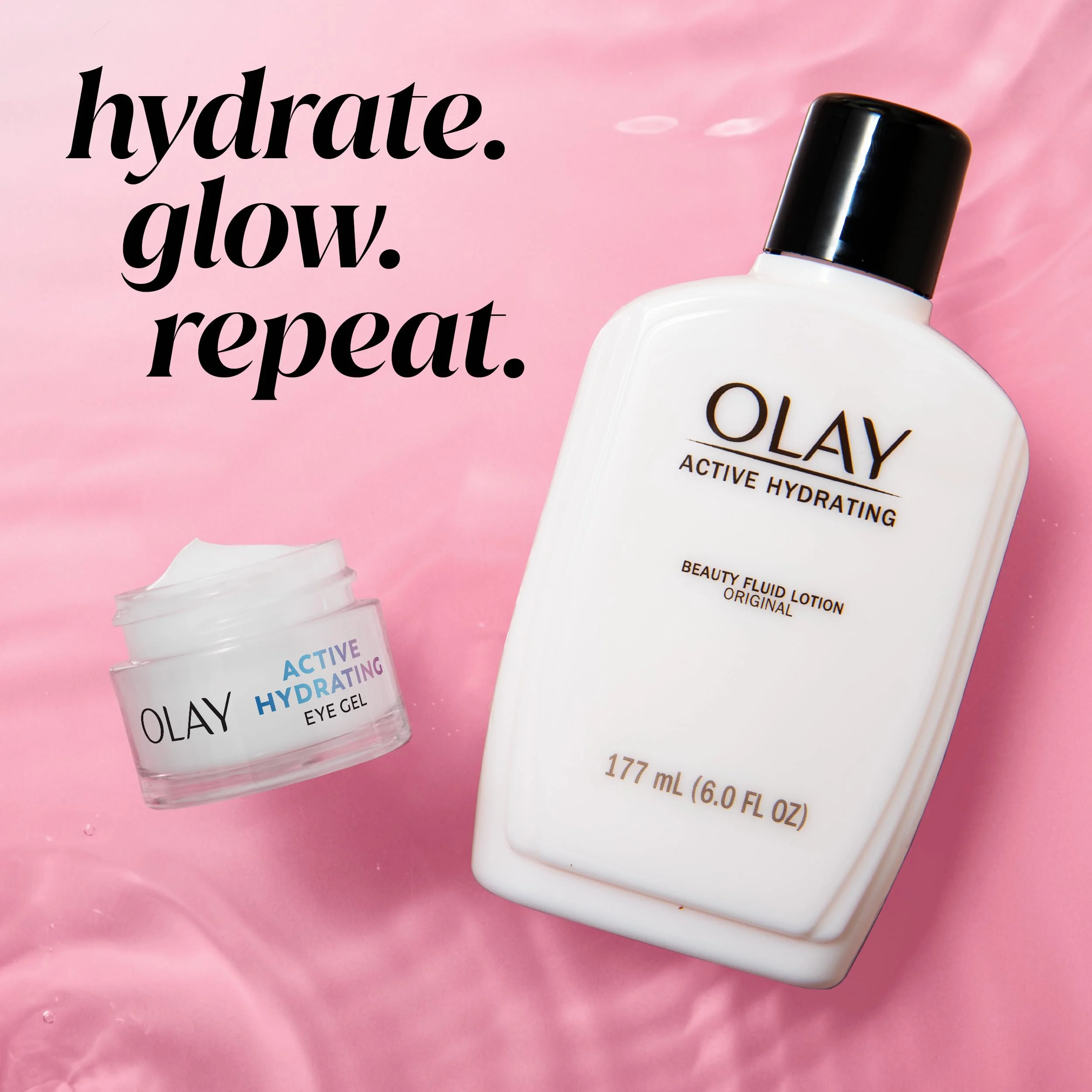 Olay Active Hydrating Eye Gel, Fragrance-Free, Anti-Aging Eye Cream with Hyaluronic Acid and Niacinamide, 0.5 oz - Image 6