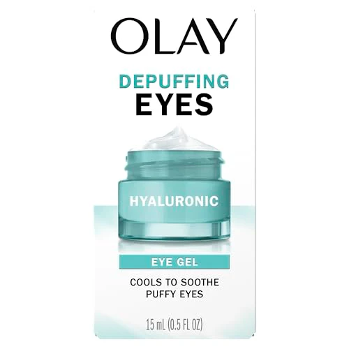 Olay Hyaluronic + Peptide 24 Gel Eye Cream, Fragrance-Free, 0.5oz (15 mL) - Image 5