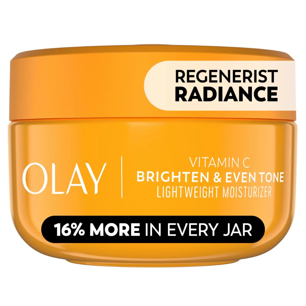 Olay Regenerist Radiance Vitamin C Face Moisturizer: Bright & Even Lightweight Cream for Women - Brightens, Hydrates, Evens Tone + Texture for Glowing Skin - 2 Oz - Image 2
