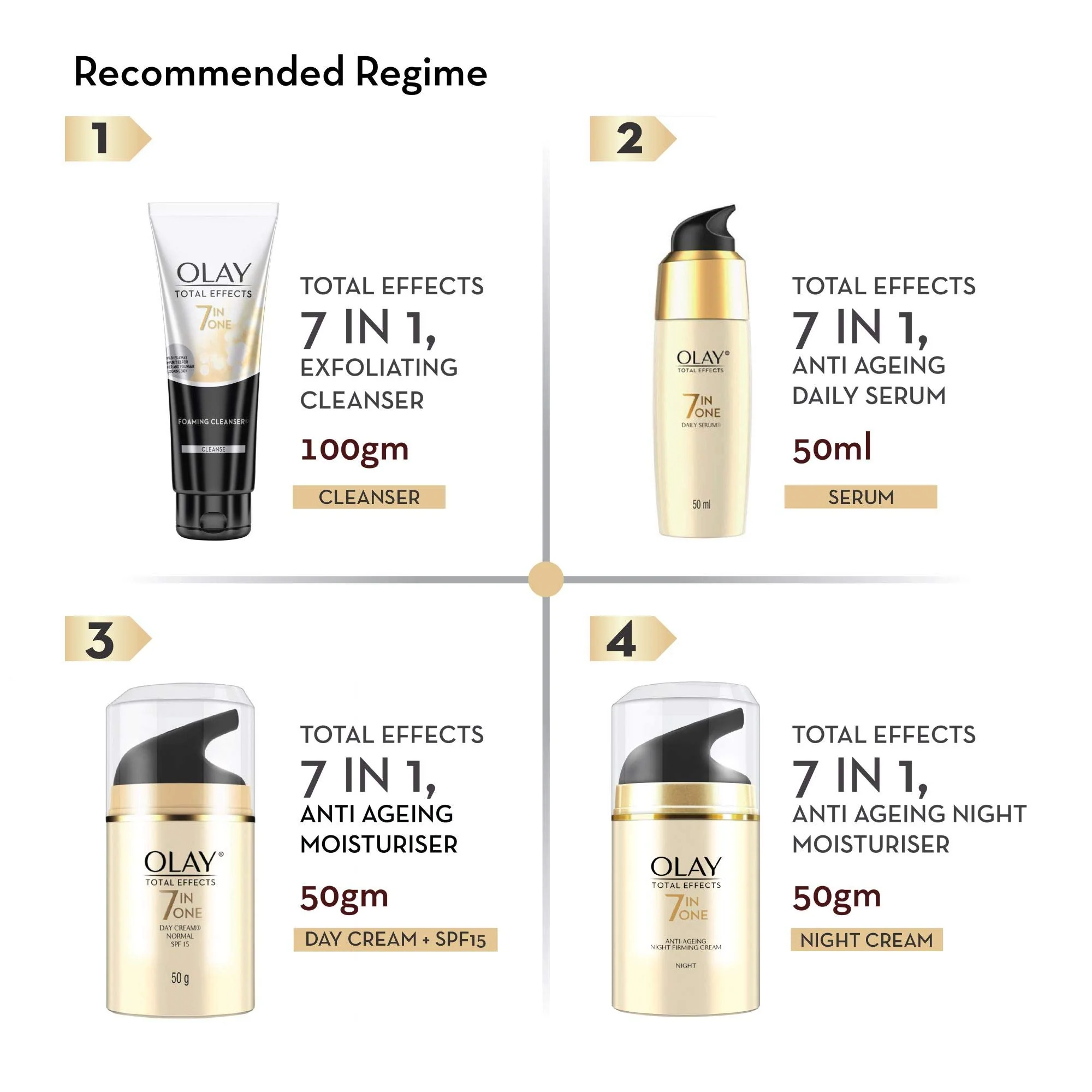 Olay Total Effects Night Firming Facial Moisturizer Treatment 1.7 Fl Oz, Packaging May Vary - Image 2