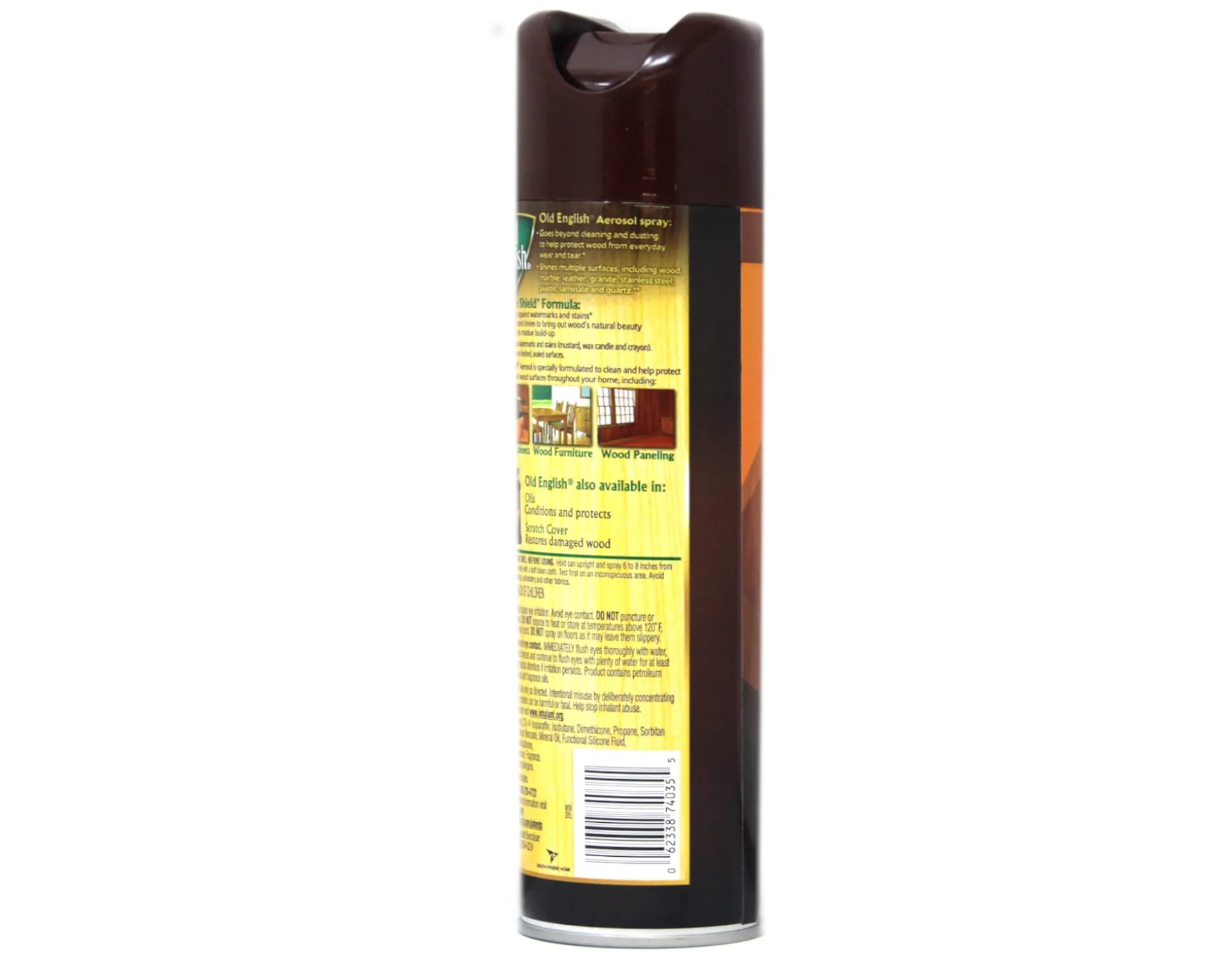 Old English Aerosol Wood Protector & Cleaner, Fresh Lemon 12.50 oz (Pack of 3) - Image 2