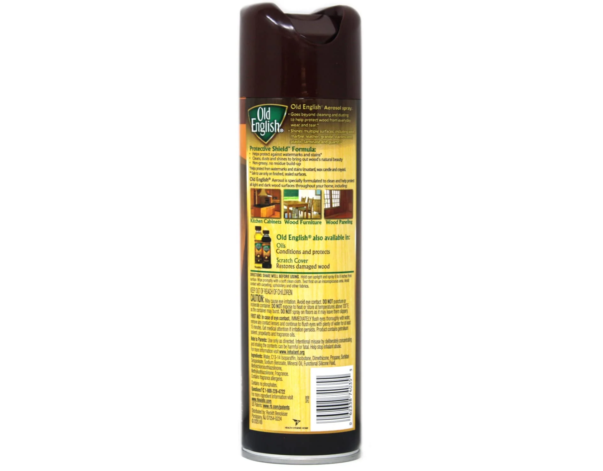 Old English Aerosol Wood Protector & Cleaner, Fresh Lemon 12.50 oz (Pack of 3) - Image 4
