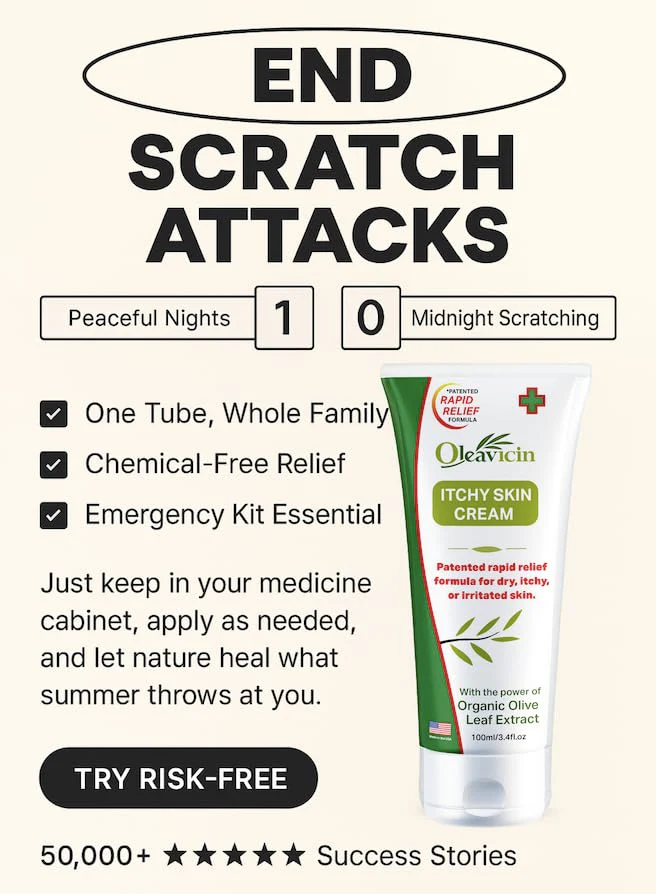 Oleavicin Organic Extra Strength Anti-Itch Cream for Dry, Itchy Skin Relief Natural Fungal & Rash Treatment with Olive Leaf Extract Fast-Acting, Long-Lasting Relief - Image 7
