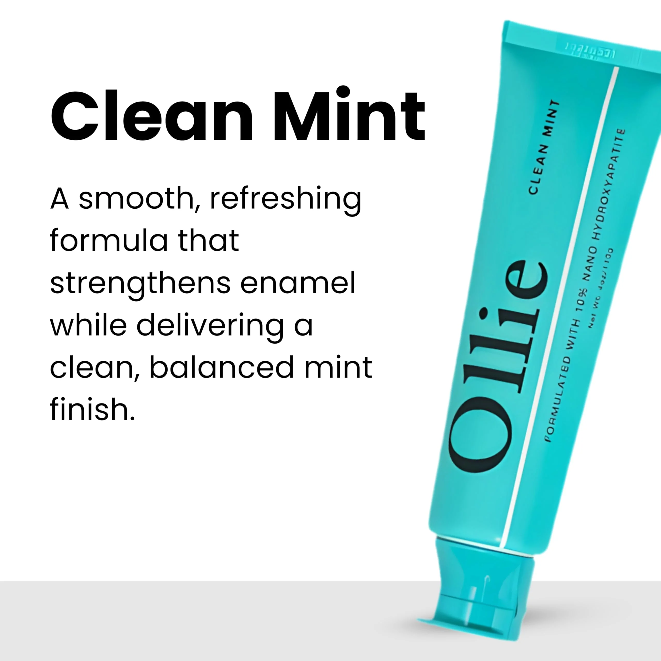 Ollie10% Nano-Hydroxyapatite Remineralizing Strawberry Toothpaste for Sensitive Teeth & Whitening, 4oz (Pack of 1) - Image 8