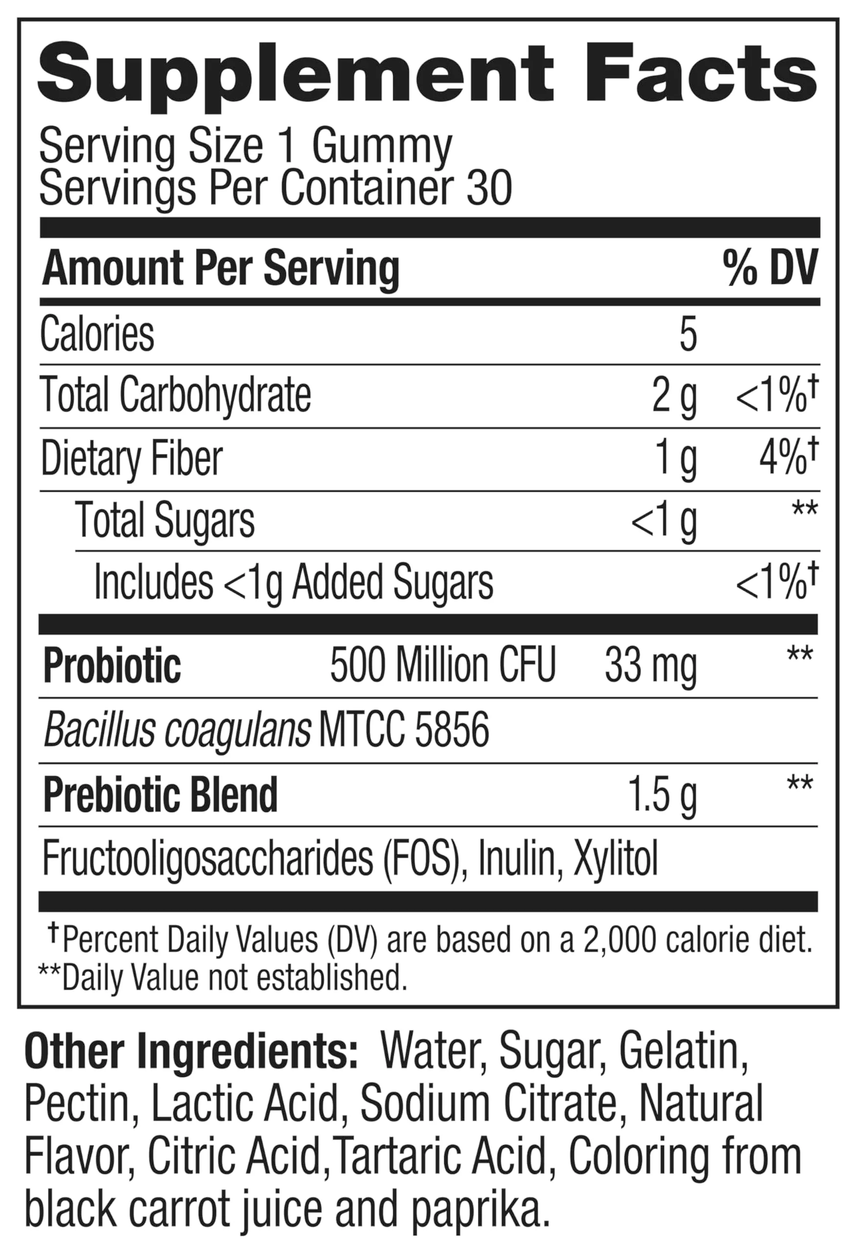 OLLY Probiotic + Prebiotic Gummy, Digestive Support and Gut Health, 500 Million CFUs, Fiber, Adult Chewable Supplement for Men and Women, Peach, 30 Day Supply - 30 Count (Pack of 12) - Image 6