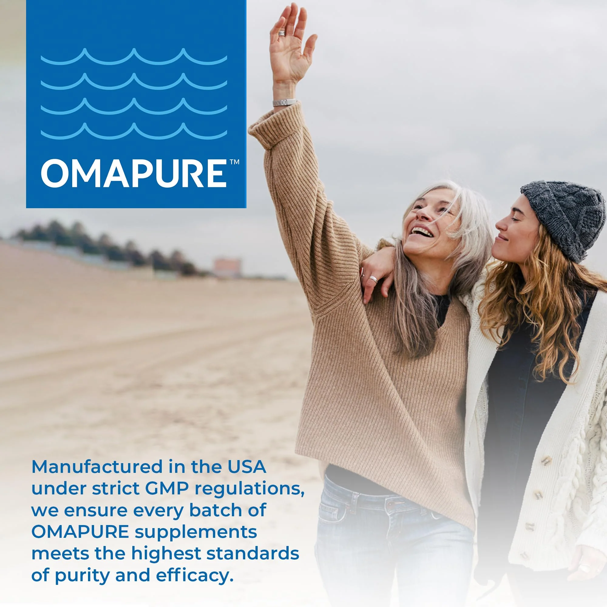 OMAPURE Fish Oil Supplements with Omega 3 Fatty Acids (3 Bottles, 120 Softgels) - High EPA, DHA, & IFOS Fish Oil Pills Support Heart & Joint Health - Burpless Fish Oil Promotes Brain Function - Image 2