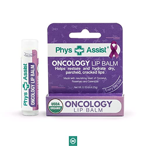 Oncology Lip Balm USDA Organic, Hydrate Dry, Parched Lips. Moisturizing -3 Pack - Image 2