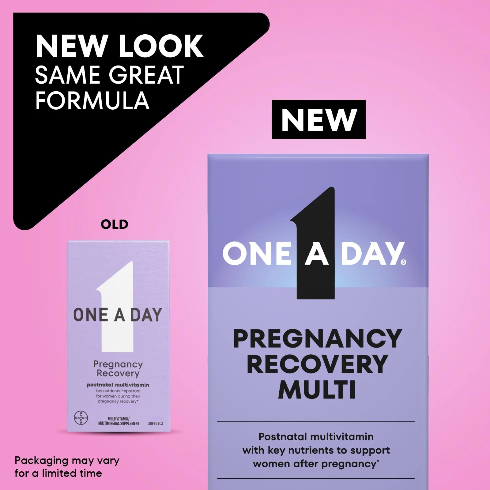 One A Day Postnatal Vitamins for Women, Postnatal Multivitamin with Folic Acid, Omega-3 DHA, B Vitamins, Support Immune Health, Breastfeeding, Post Partum Essential Nutrients for Women, 60 Ct - Image 8