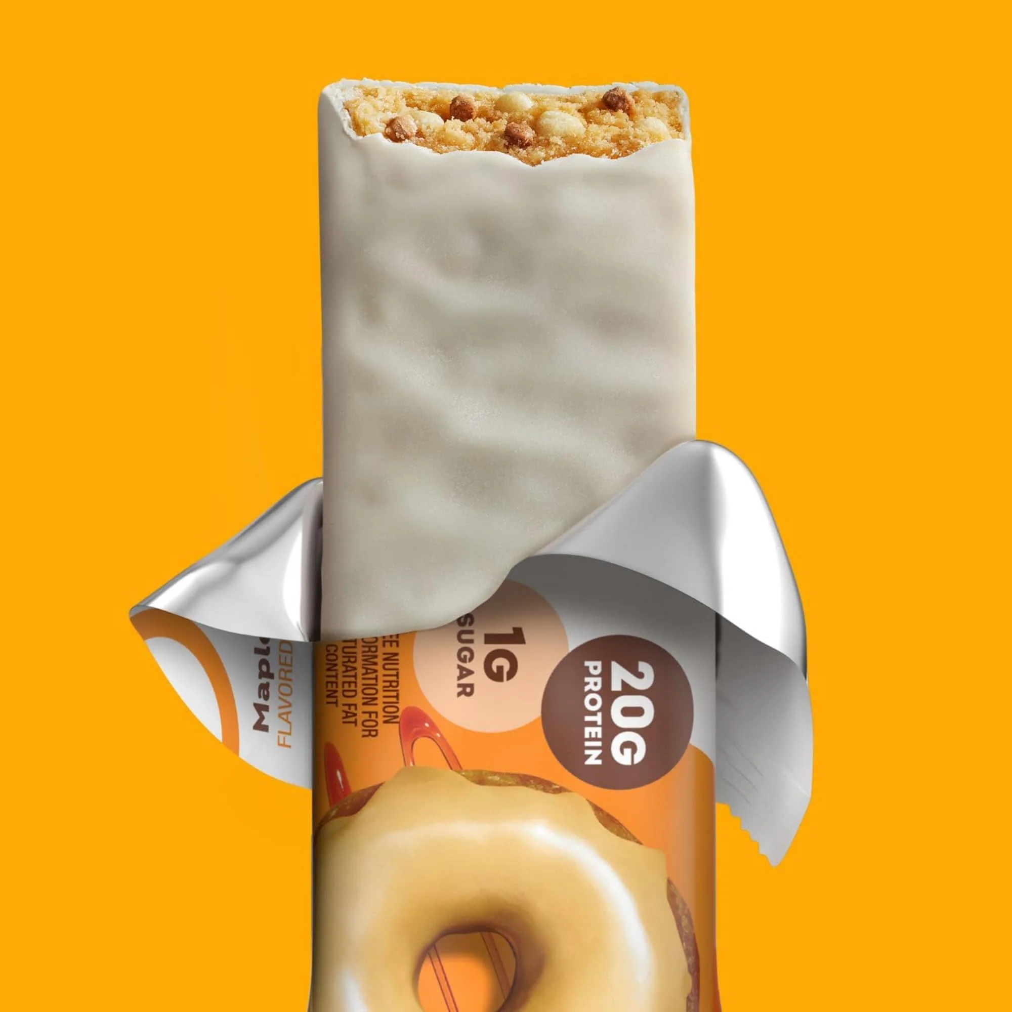 ONE Protein Bars, Maple Glazed Doughnut, Gluten Free with 20g Protein and 1g Sugar, Pantry Staples, 2.12 oz (12 Count) (Pack of 6) - Image 3