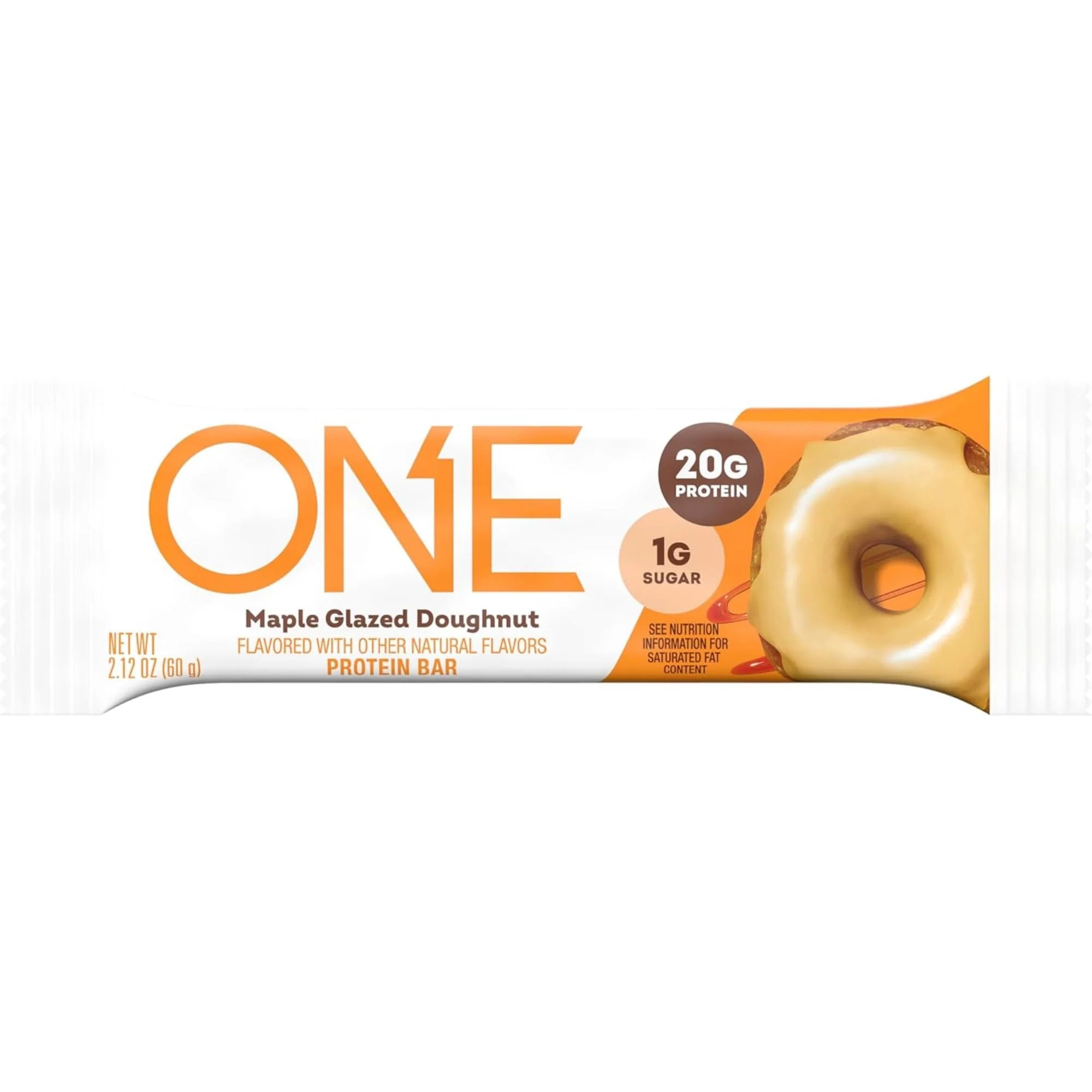 ONE Protein Bars, Maple Glazed Doughnut, Gluten Free with 20g Protein and 1g Sugar, Pantry Staples, 2.12 oz (12 Count) (Pack of 6) - Image 5