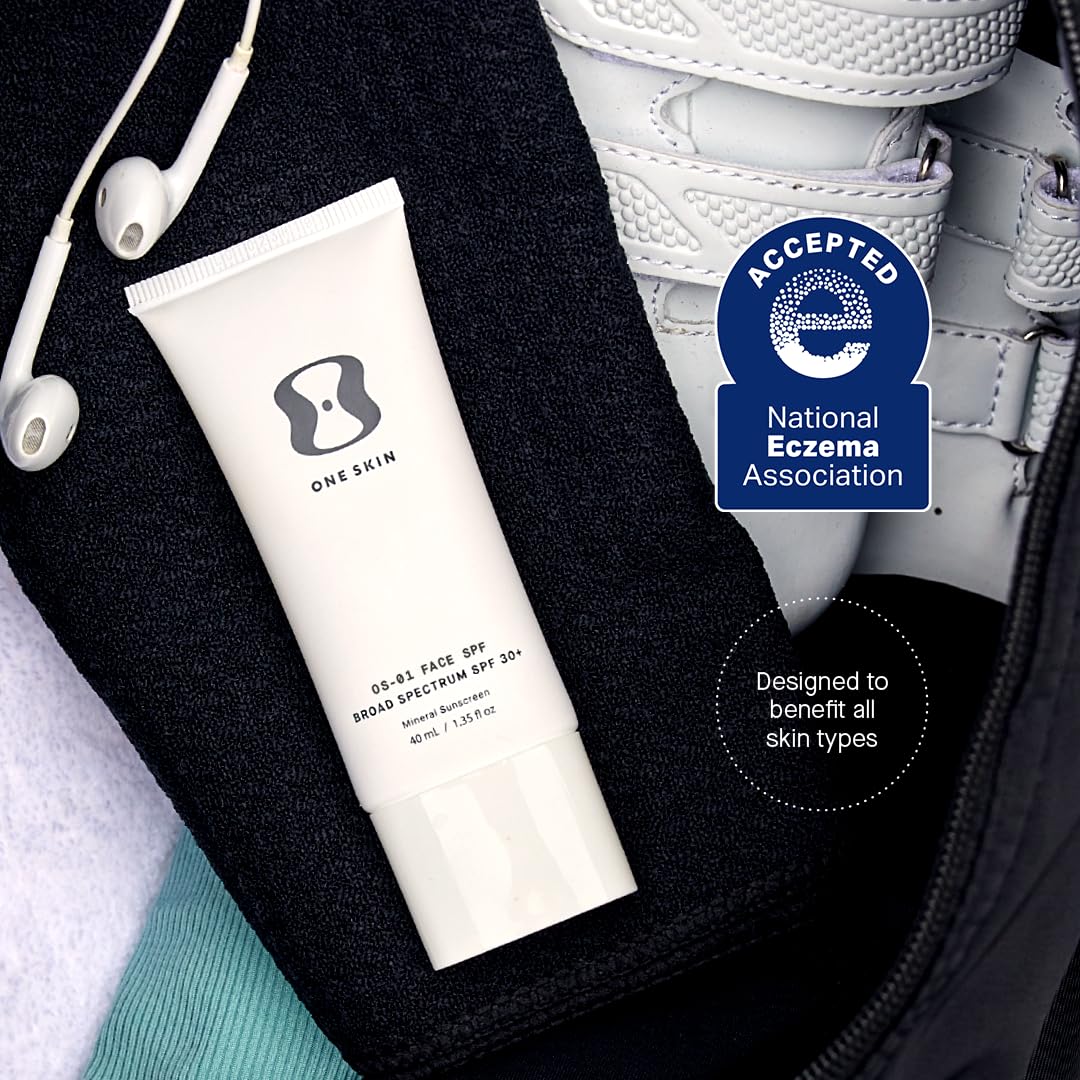OneSkin FACE SPF OS-01 Peptide Broad Spectrum SPF 30+ Mineral Sunscreen- Scientifically Proven to Protect Skin from UV Aging, Includes Potent Antioxidants (Untinted) - Image 4