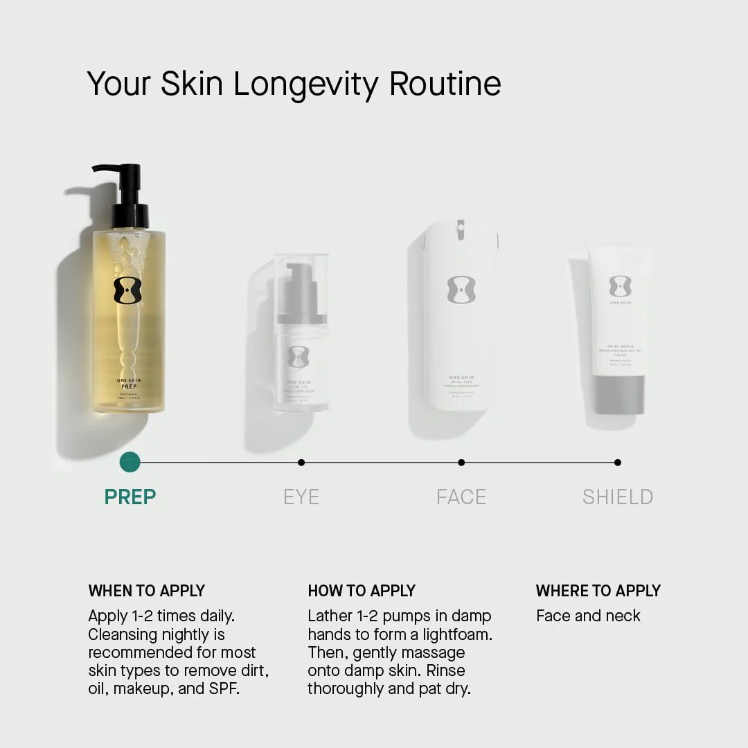OneSkin PREP Facial Cleanser to Exfoliate and Support Skin Balance, Dermatologist Tested & Safe for Sensitive Skin - Image 2