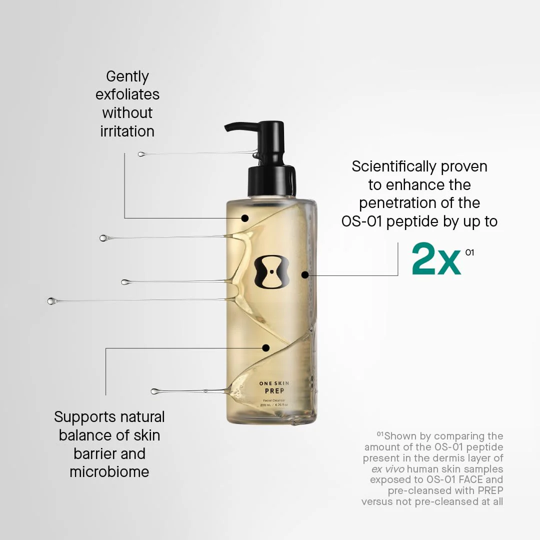 OneSkin PREP Facial Cleanser to Exfoliate and Support Skin Balance, Dermatologist Tested & Safe for Sensitive Skin - Image 6