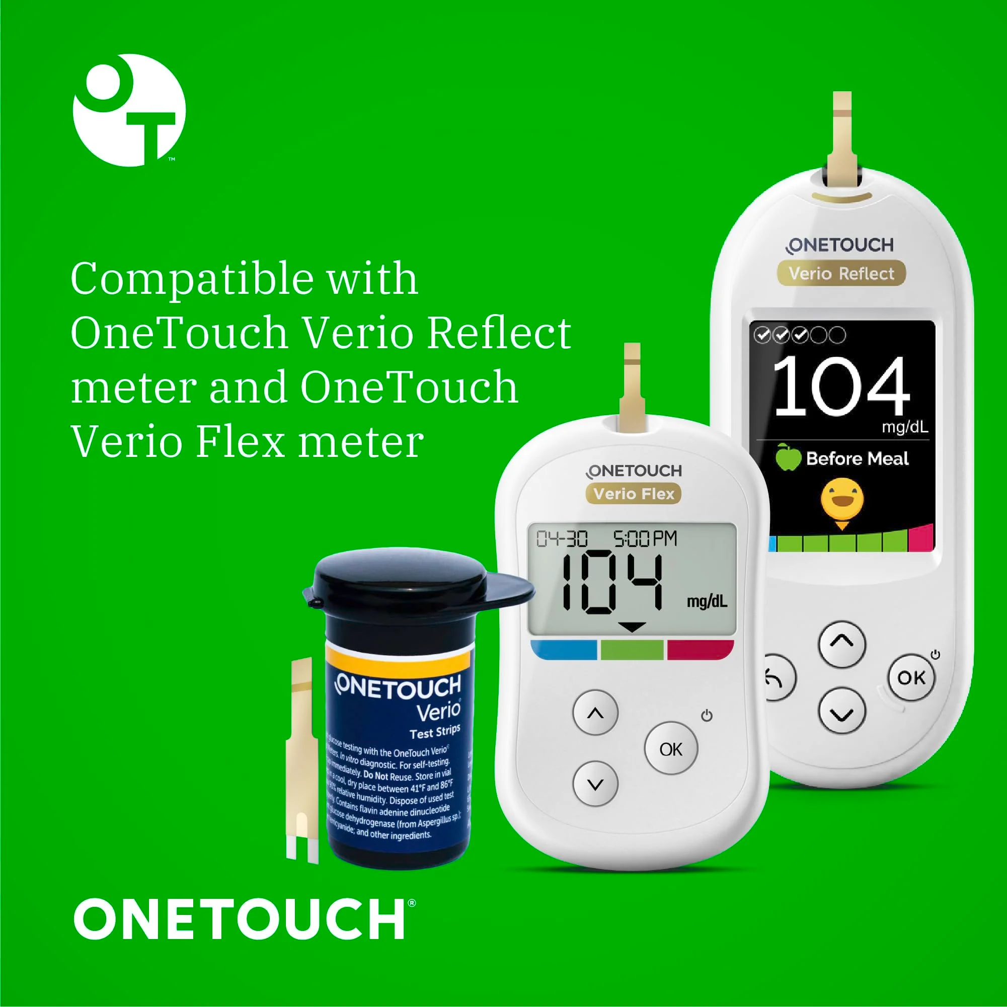 OneTouch Verio Test Strips - 90 Count - Diabetic Test Strips for Blood Glucose Meter & Daily Blood Sugar Levels - 30 Count/Pack (3 Pack) - Image 4