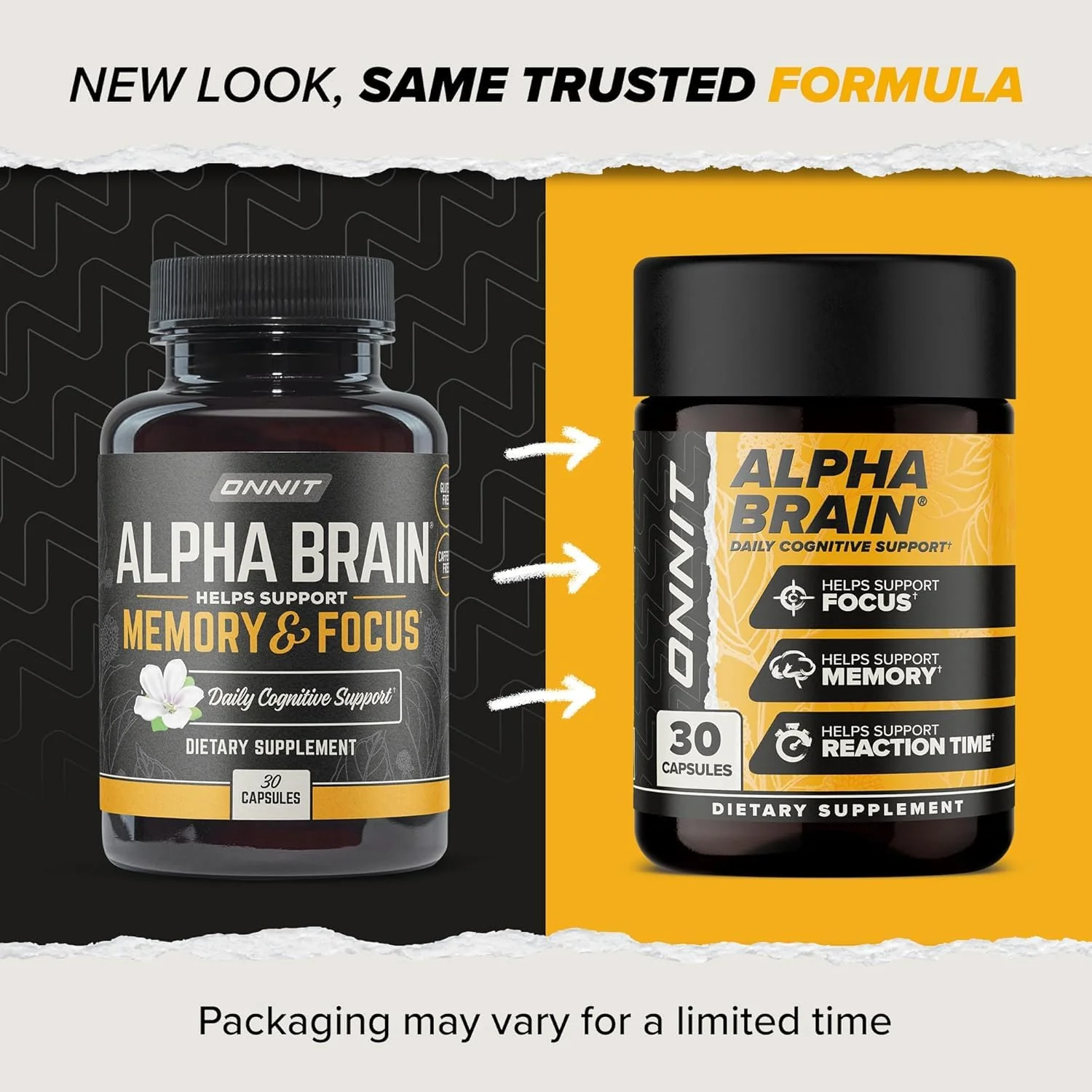 ONNIT Labs Alpha Brain, 30 CT