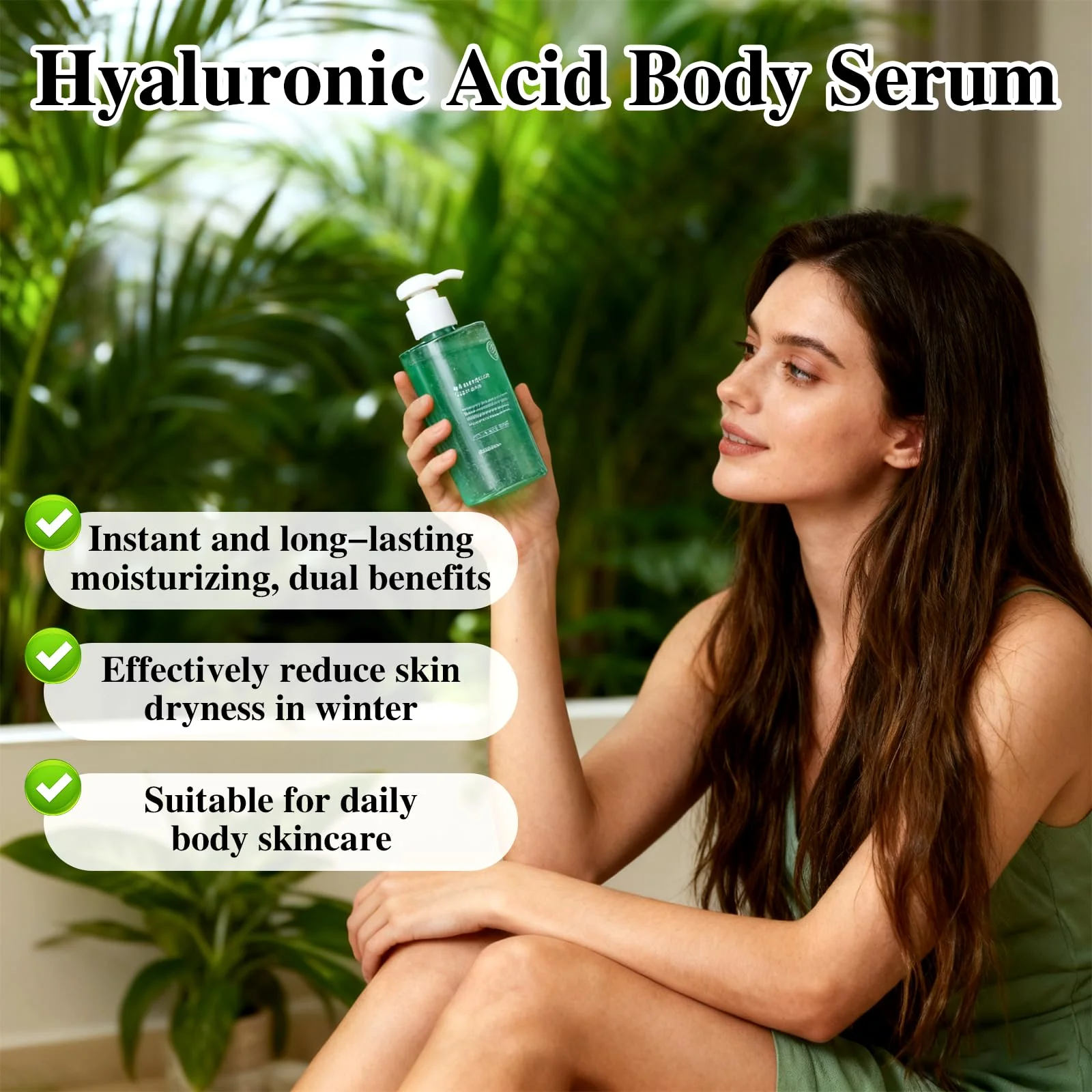 ONRSV Body Hydrator Hyaluronic Acid Body Serum for Dry Skin, Body Lotion with Red Algae Extract, Long-Lasting Moisturizing, Rich Yet Non-Greasy Moisturizer for Men & Women - Image 7