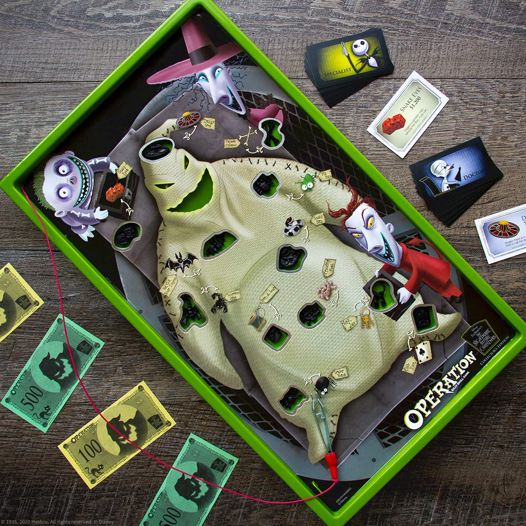 Operation: Disney The Nightmare Before Christmas Board Game | Collectible Operation Game | Featuring Oogie Boogie & Nightmare Before Christmas Artwork, 1+ Players - Image 4