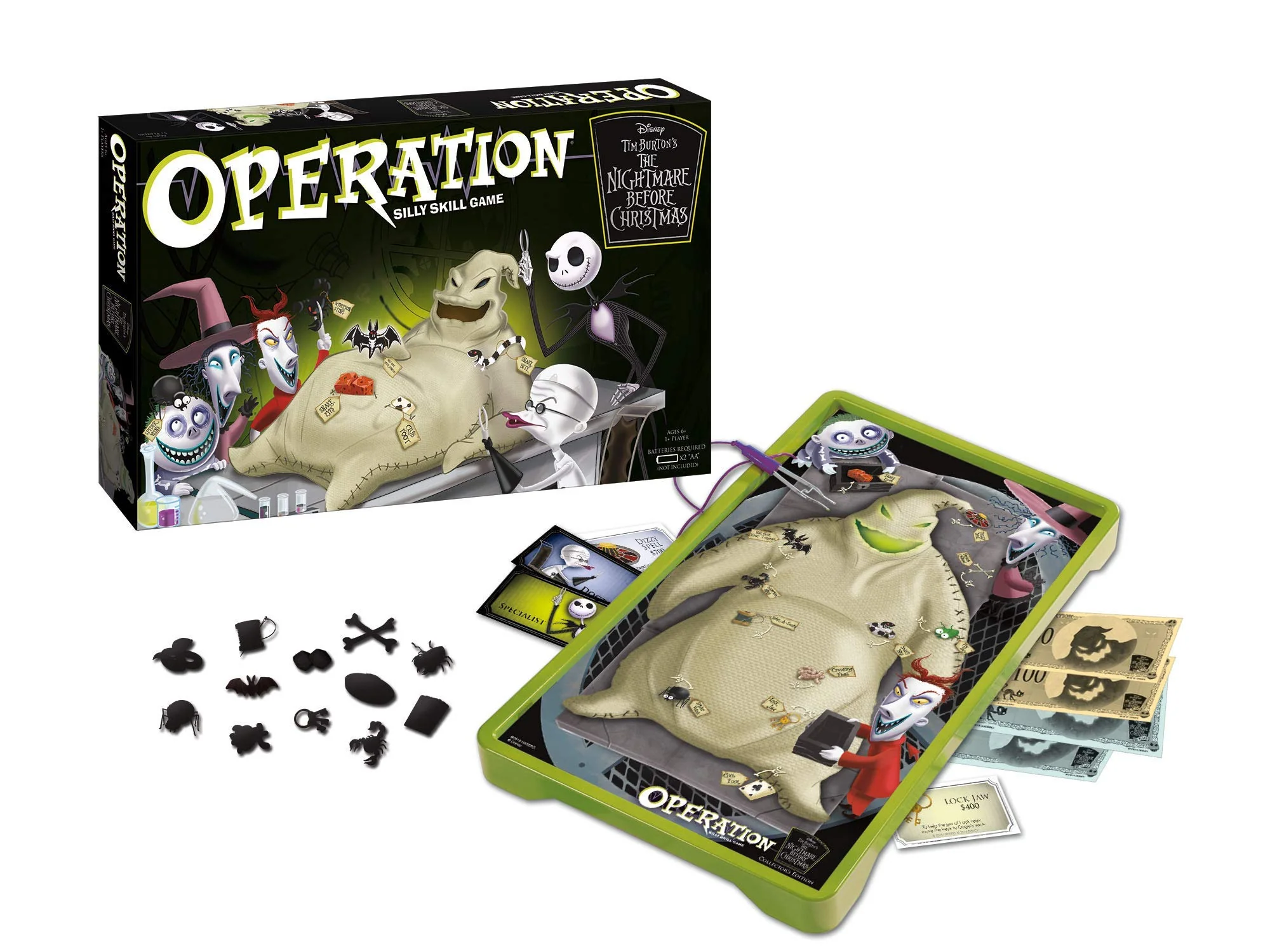 Operation: Disney The Nightmare Before Christmas Board Game | Collectible Operation Game | Featuring Oogie Boogie & Nightmare Before Christmas Artwork, 1+ Players - Image 6