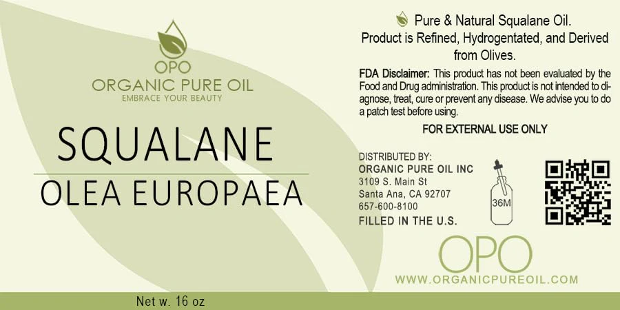 OPO Squalane Oil - Pure, Natural, Plant-Derived, Non GMO, Refined - 16 oz - Squalene Alternative, from Olive - Ultra Hydrating & Moisturizing Carrier Oil - hexane free, cold pressed - Image 8