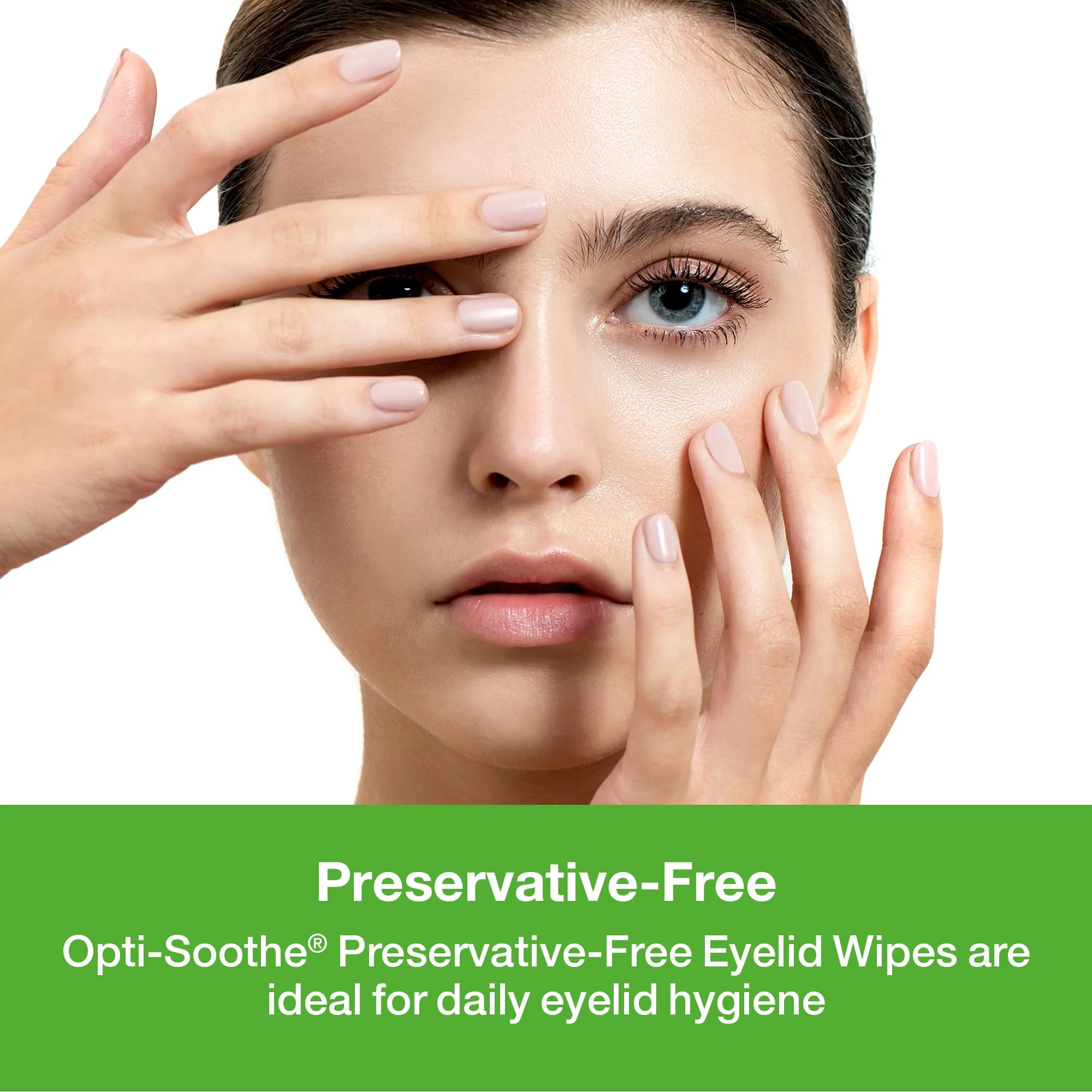 Opti-Soothe Preservative-Free Eyelid Wipes - 30 Moist Towelette For Daily Eyelid Cleaning - Preservative-free - Soothing, Moisturising, Natural Ingredients - Image 4