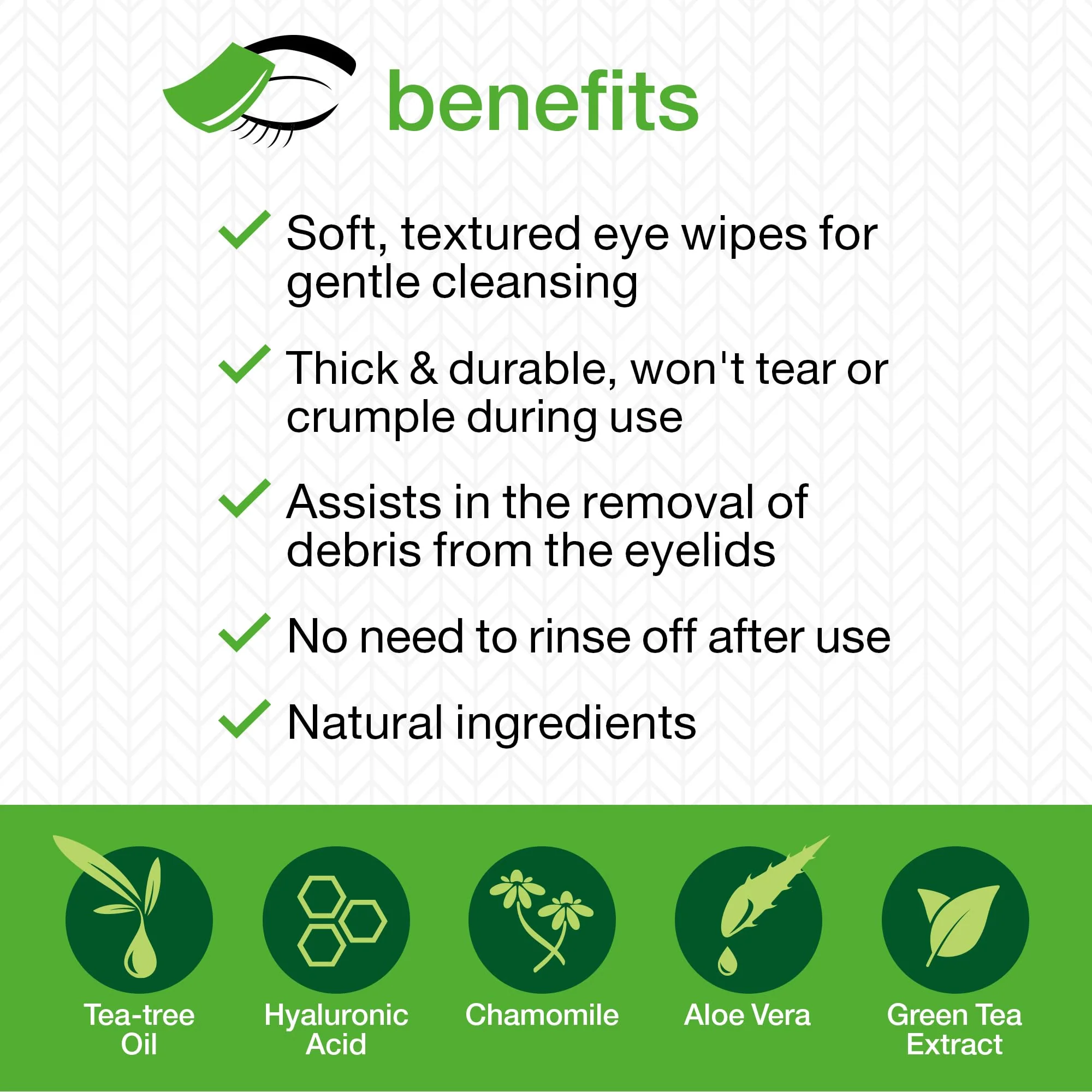 Opti-Soothe Preservative-Free Eyelid Wipes - 30 Moist Towelette For Daily Eyelid Cleaning - Preservative-free - Soothing, Moisturising, Natural Ingredients - Image 5