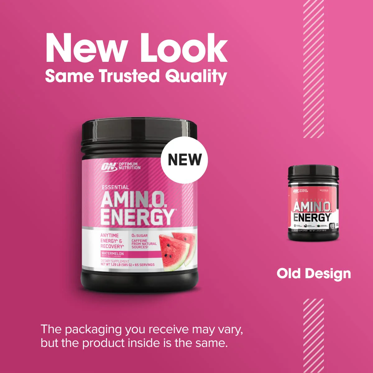 Optimum Nutrition Amino Energy - Pre Workout with Green Tea, BCAA, Amino Acids, Keto Friendly, Green Coffee Extract, Energy Powder - Watermelon, 65 Servings (Packaging May Vary) - Image 5