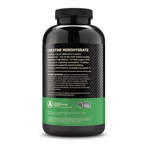 Optimum Nutrition Micronized Creatine Monohydrate Capsules, Keto Friendly, 2500mg, 300 Capsules (Packaging May Vary) - Image 3