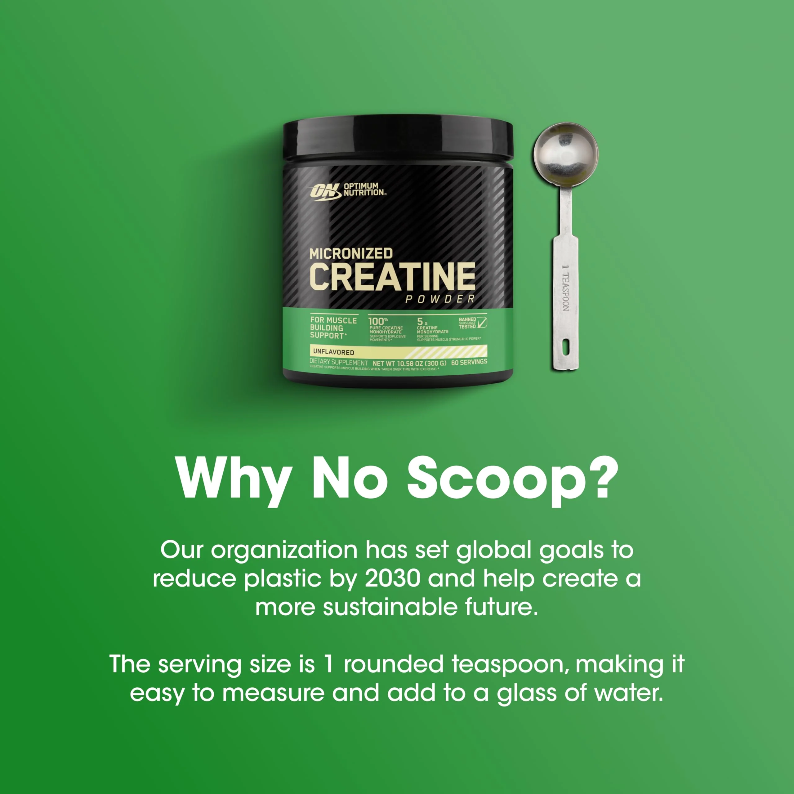 Optimum Nutrition Micronized Creatine Monohydrate Powder, Unflavored, 60 Servings, 300 Grams (Packaging May Vary) - Image 6