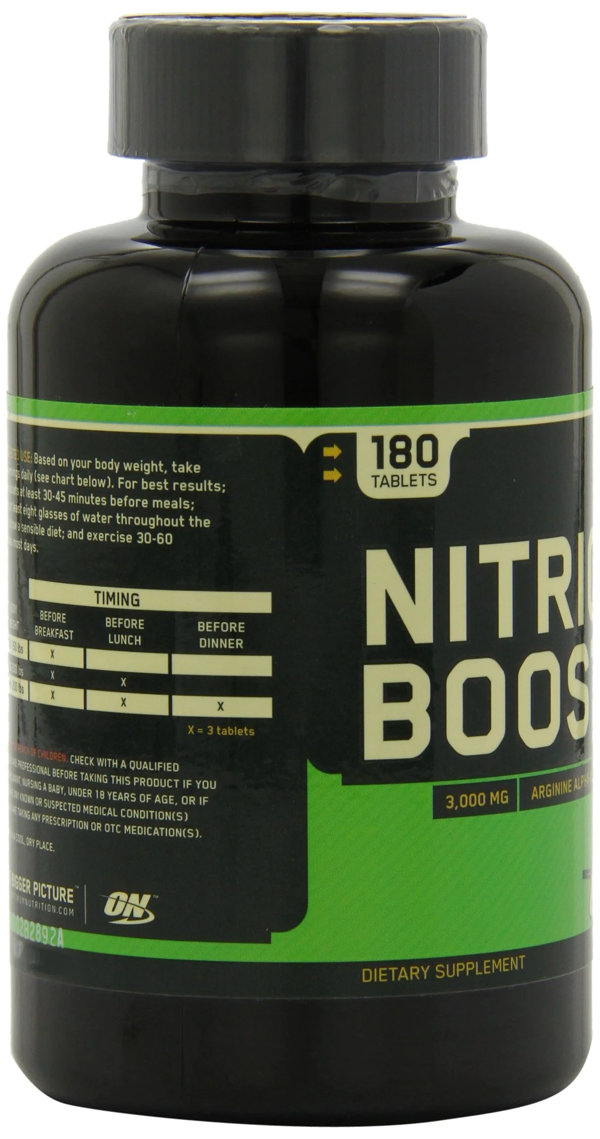 Optimum Nutrition Nitric Boost, 180 Tablets - Image 6