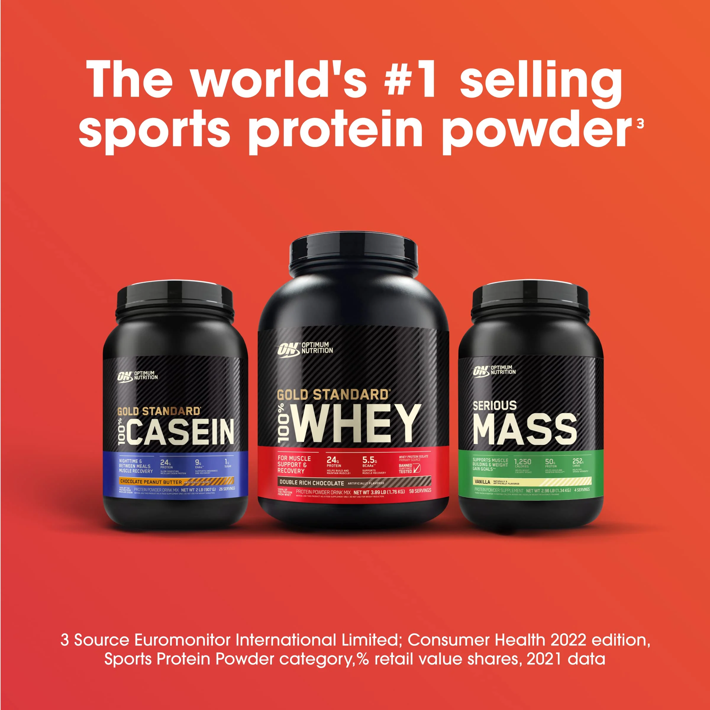 Optimum Nutrition Serious Mass, Weight Gainer Protein Powder, Mass Gainer, Vitamin C and Zinc for Immune Support, Creatine, Chocolate, 12 Pound (Packaging May Vary) (Pack of 2) - Image 7