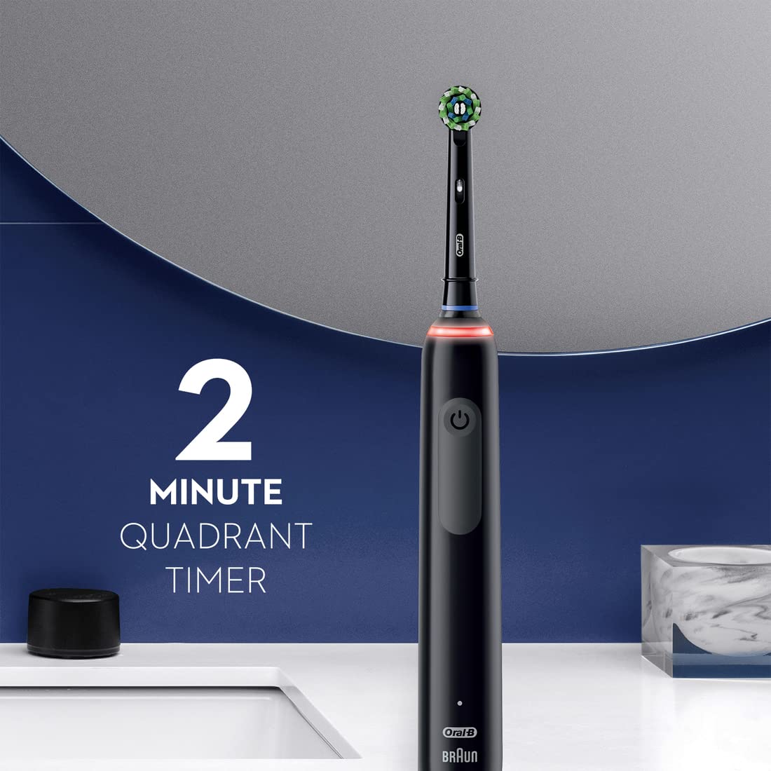 Oral-B Smart 1500 Electric Power Rechargeable Battery Toothbrush, Blue - Image 5