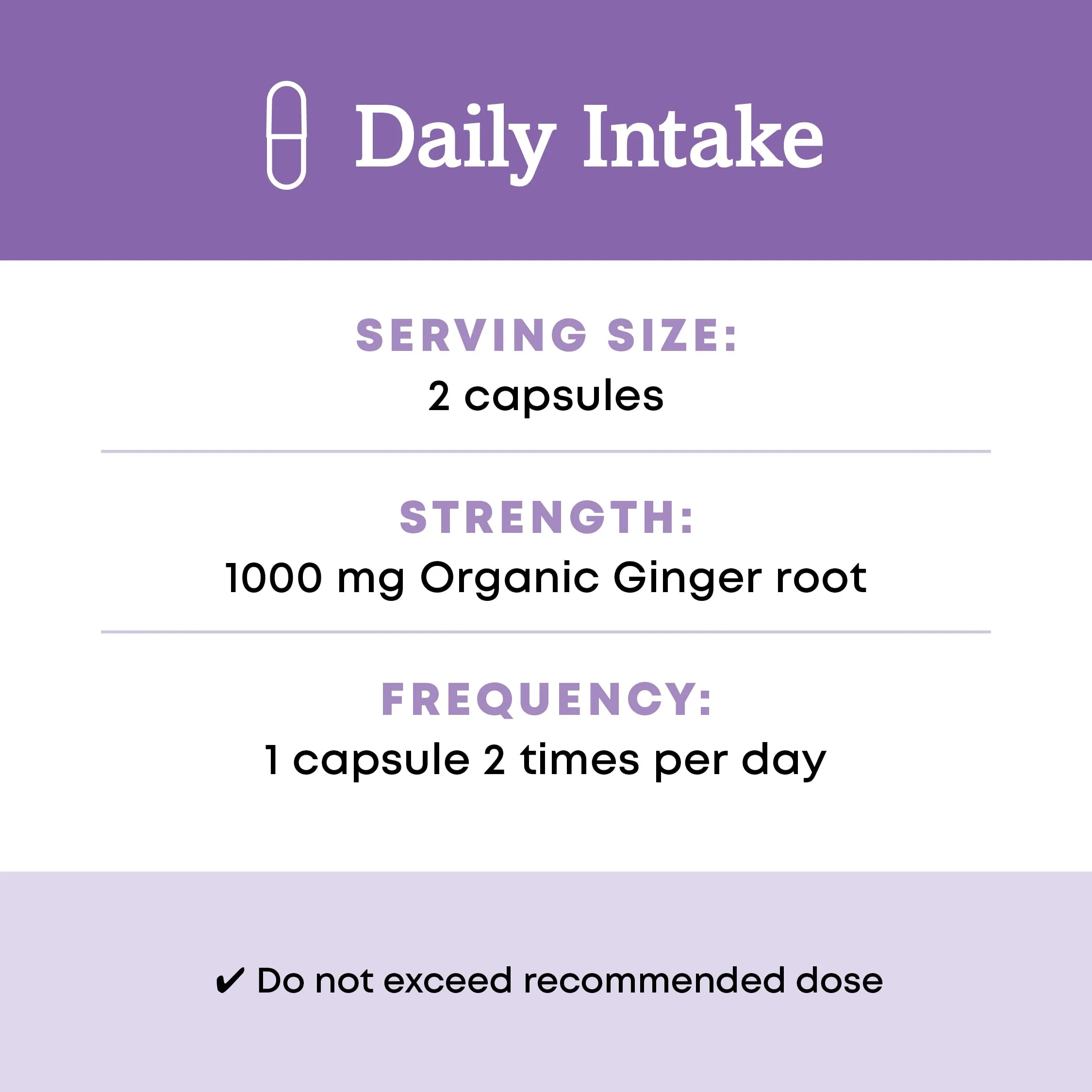 Oregon's Wild Harvest, Certified Organic Ginger Capsules for Stomach Support, Non-GMO, 1000 MGS, 90 Count - Image 2