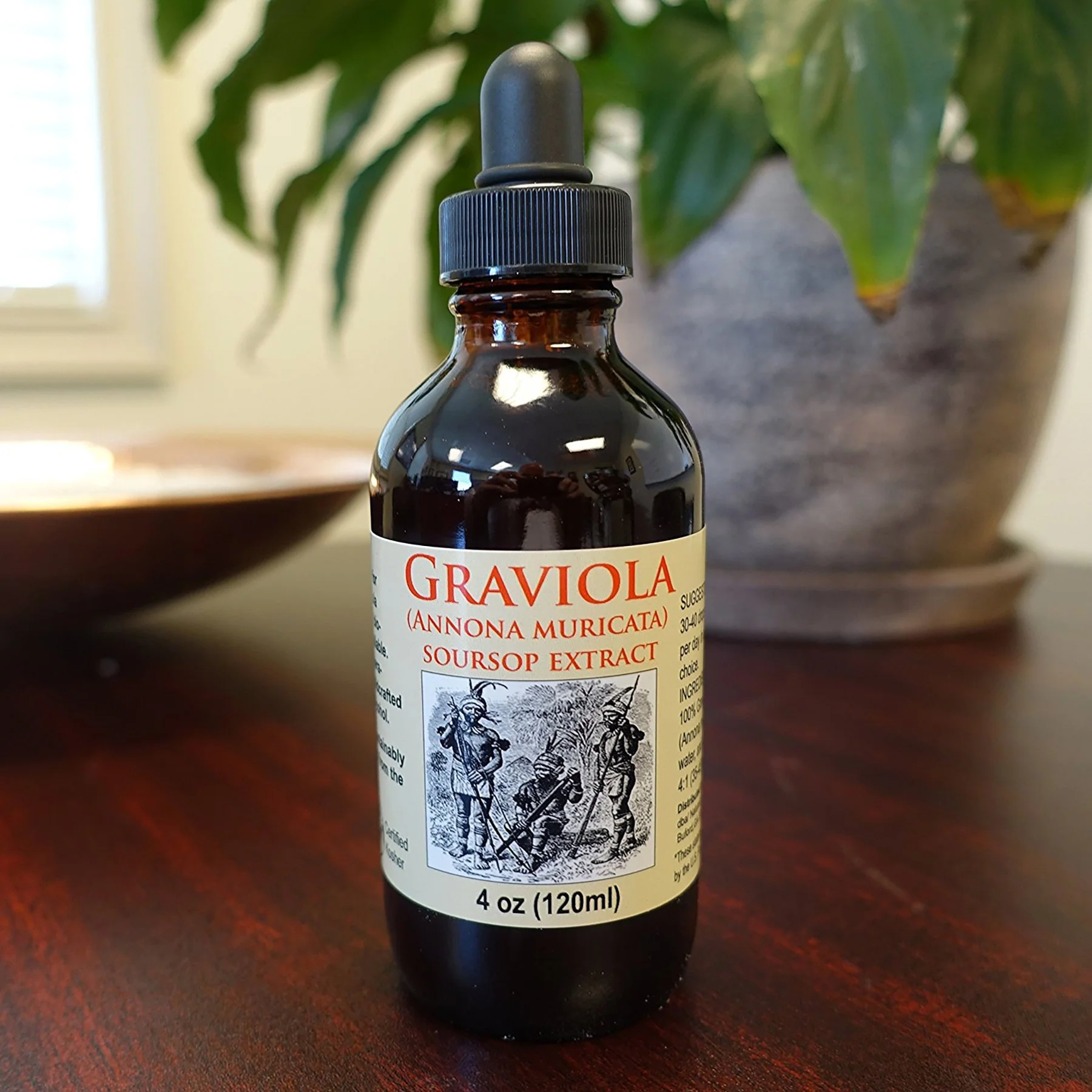 Organic Graviola Liquid Soursop Extract 4 oz Wildcrafted Tincture (Annona Muricata) : Immune System Booster (4oz) - Image 5