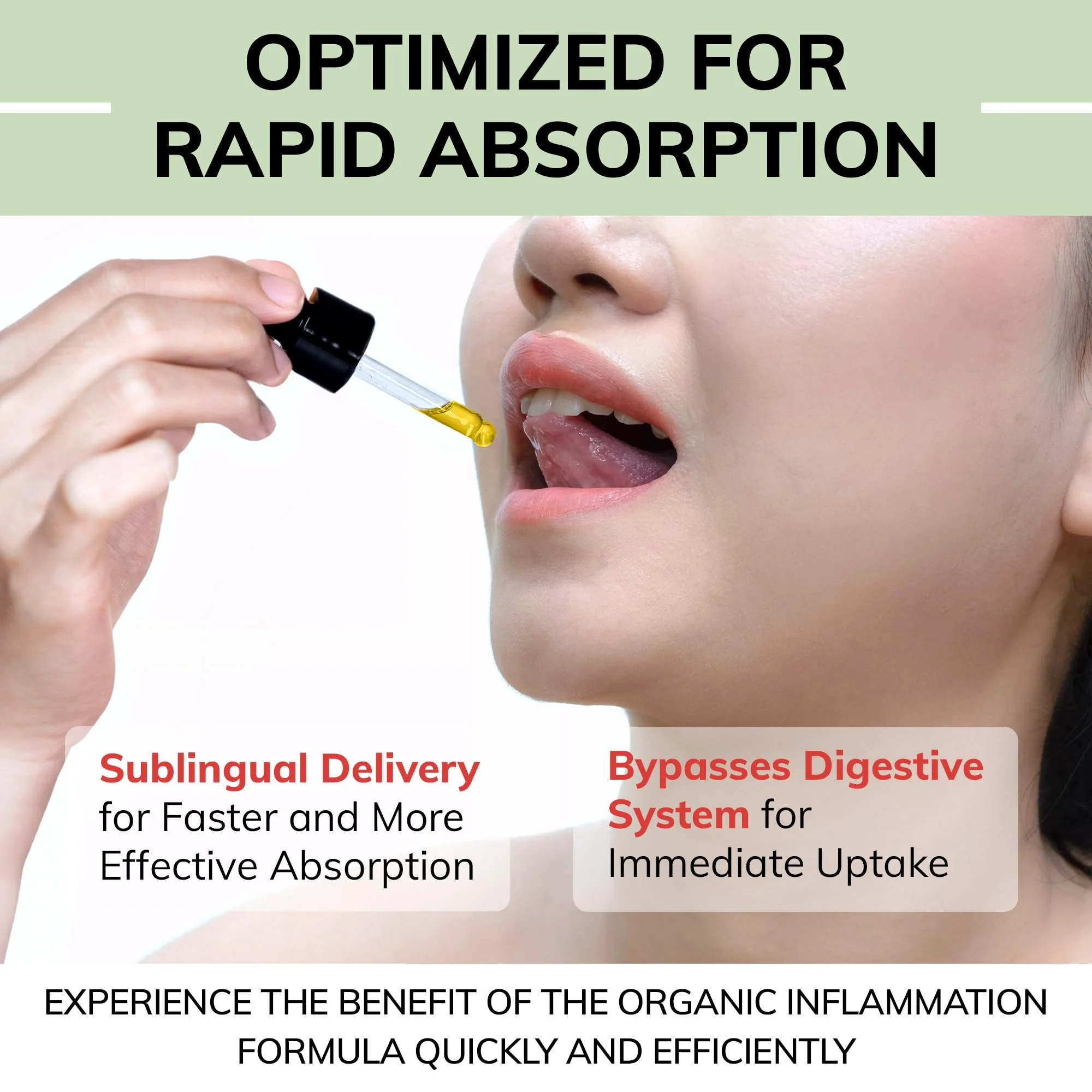 Organic Inflammation Formula Advanced Liquid Drops – Turmeric, Ginger, Boswellia & Black Pepper – Whole-Body Wellness & Inflammatory Support, Joint & Mobility Support – Vegan, Non-GMO – 60 Servings - Image 7