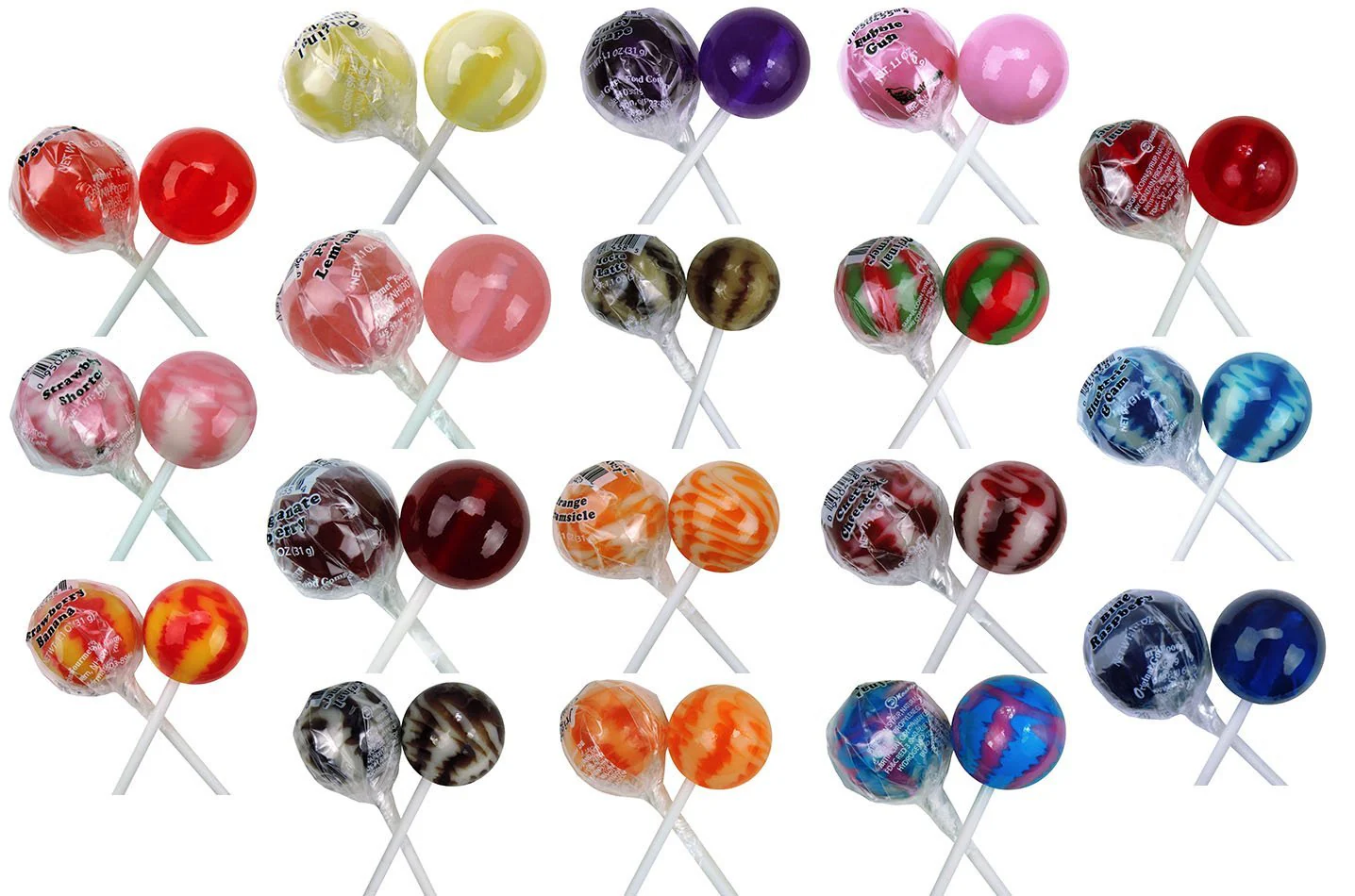 Original Gourmet Lollipops, Original and Cream Swirl Medley, 60 Count, 1.1 Ounce - Image 2