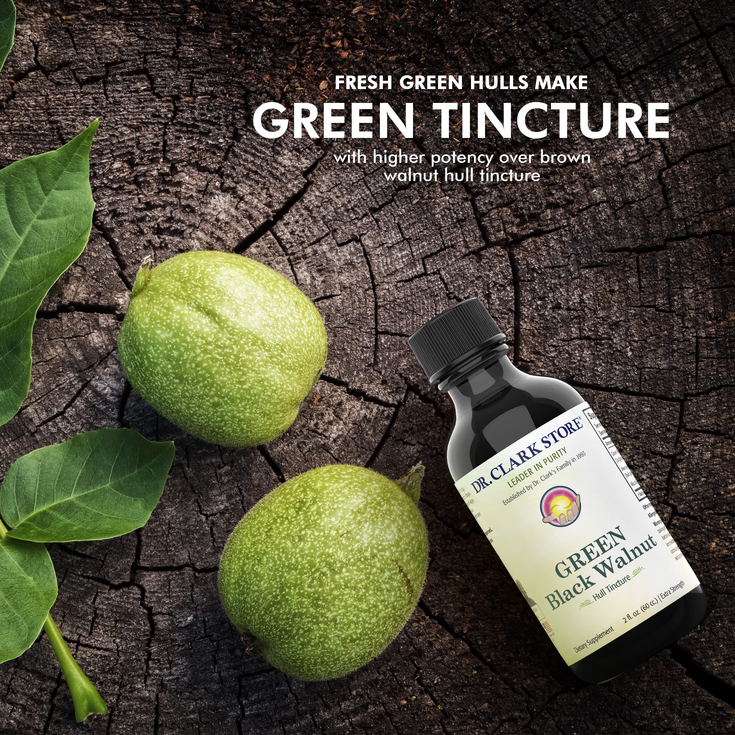 Original Green Black Walnut Hull Tincture (Extra Strength) by Dr. Hulda Clark (2 Fl Oz (Pack of 1)) - Image 8