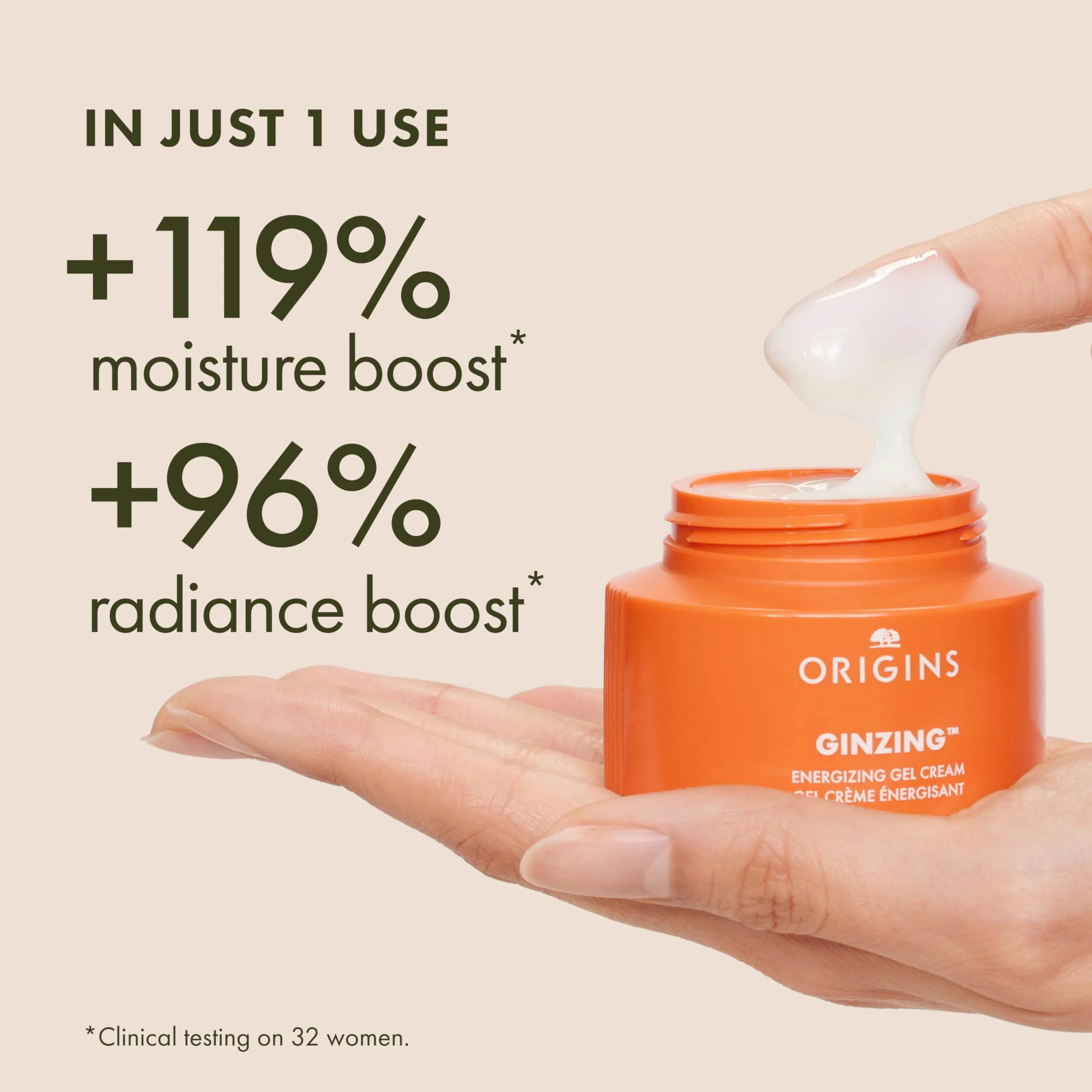 Origins GinZing Energizing Gel Cream | Face Moisturizer for Radiance and Glow | With Vitamin C, Niacinamide, Ginseng, and Caffeine, 1.7 Fl Oz - Image 8