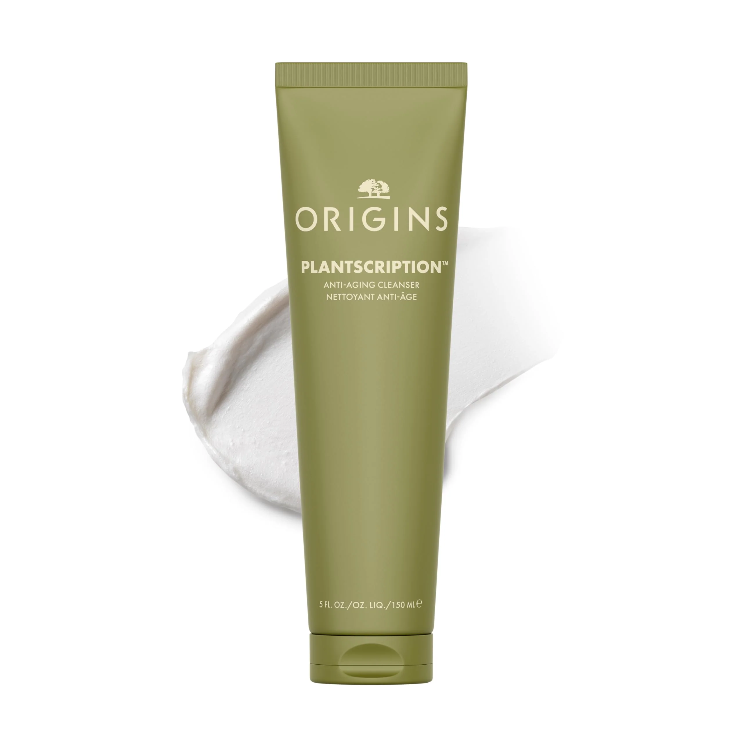 Origins Plantscription Anti-Aging Cleanser | Face Wash For All Skin Types | With Glycerin & Anogeissus, 5 Fl Oz