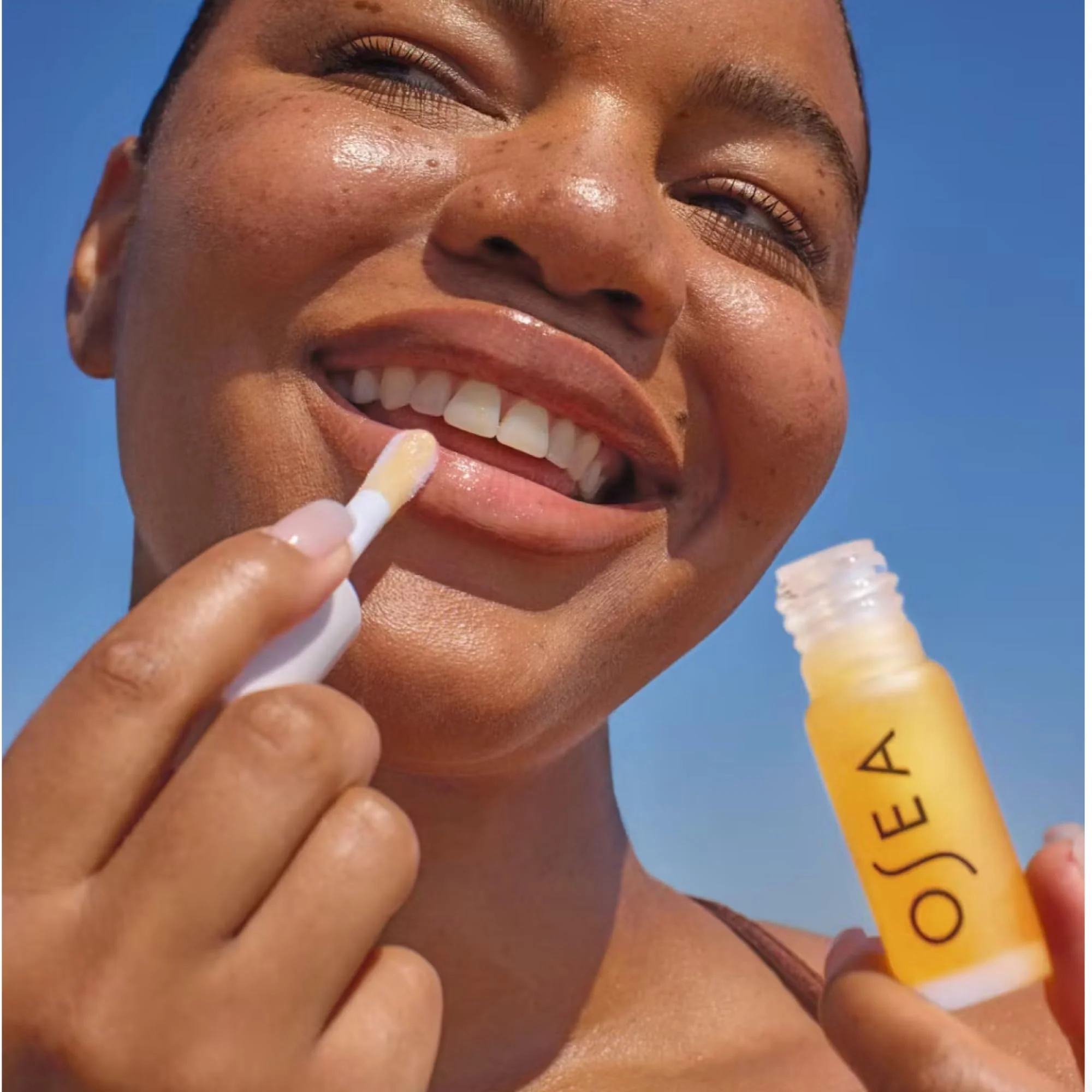 OSEA Hyaluronic Lip Oil Booster – Clean Beauty Lip Oil for Plump, Glossy, Hydrated Lips – Nourishing Seaweed & Meadowfoam Oil – Vegan, Non-Sticky, High-Shine Finish - Image 7