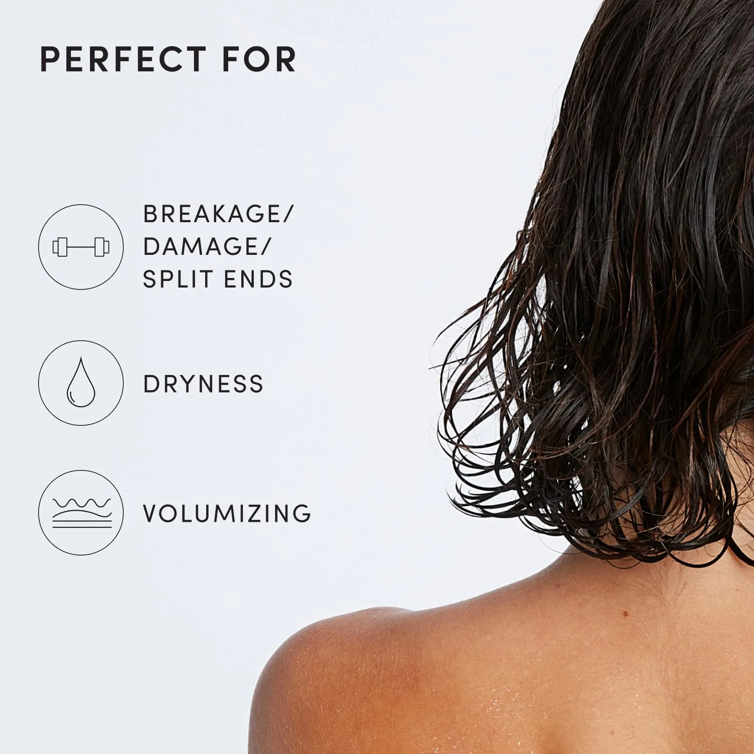 OUAI Fine Hair Conditioner Refill - Volumizing Conditioner Made with Keratin, Biotin and Chia Seed Oil - Adds Softness, Bounce and Volume - Free from Parabens, Sulfates, and Phthalates - 946ml - Image 5