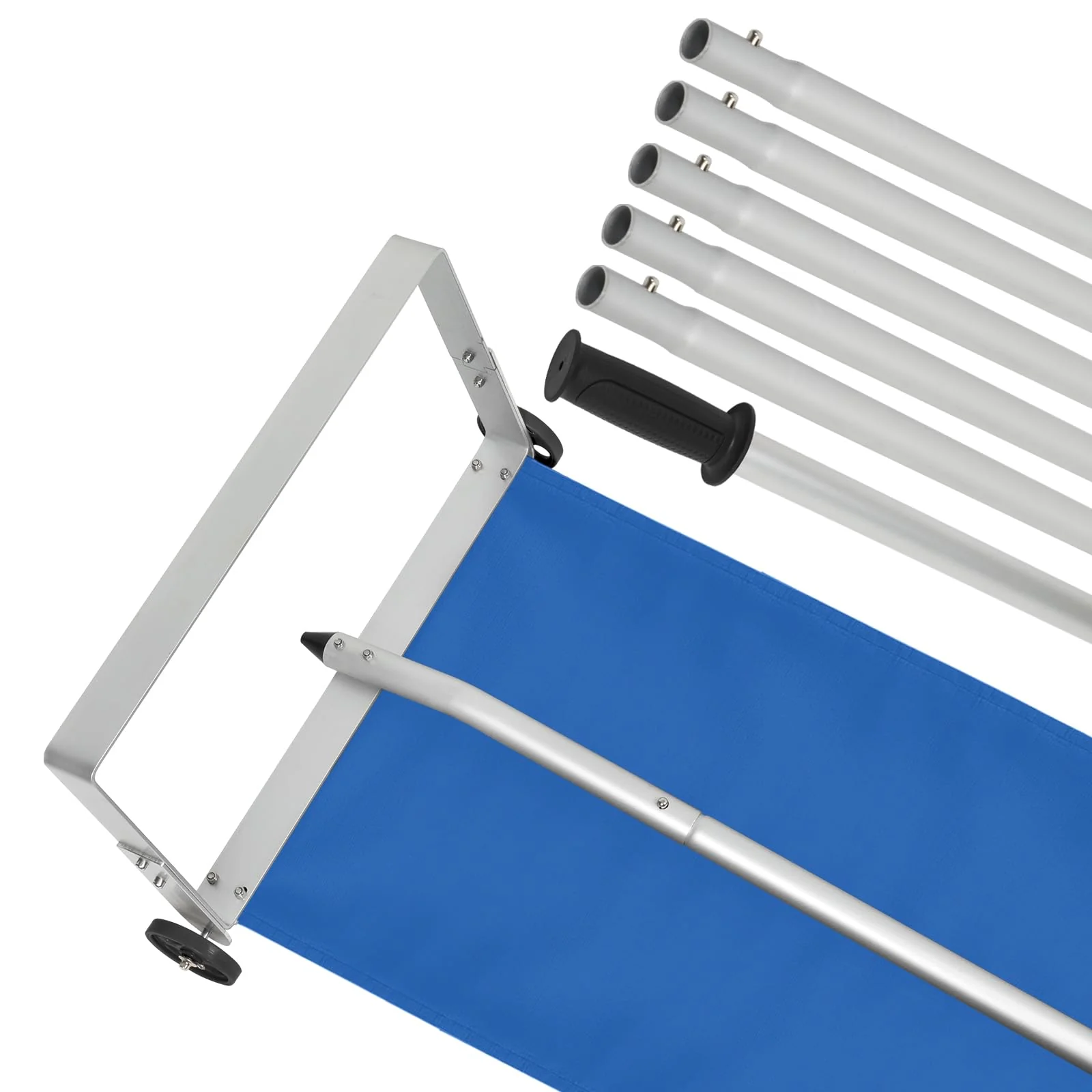 OUTPRIZE Snow Roof Rake, 6-30FT Aluminum Detachable Snow Rake for House Roof with Wheels and Oxford Slide - Image 2