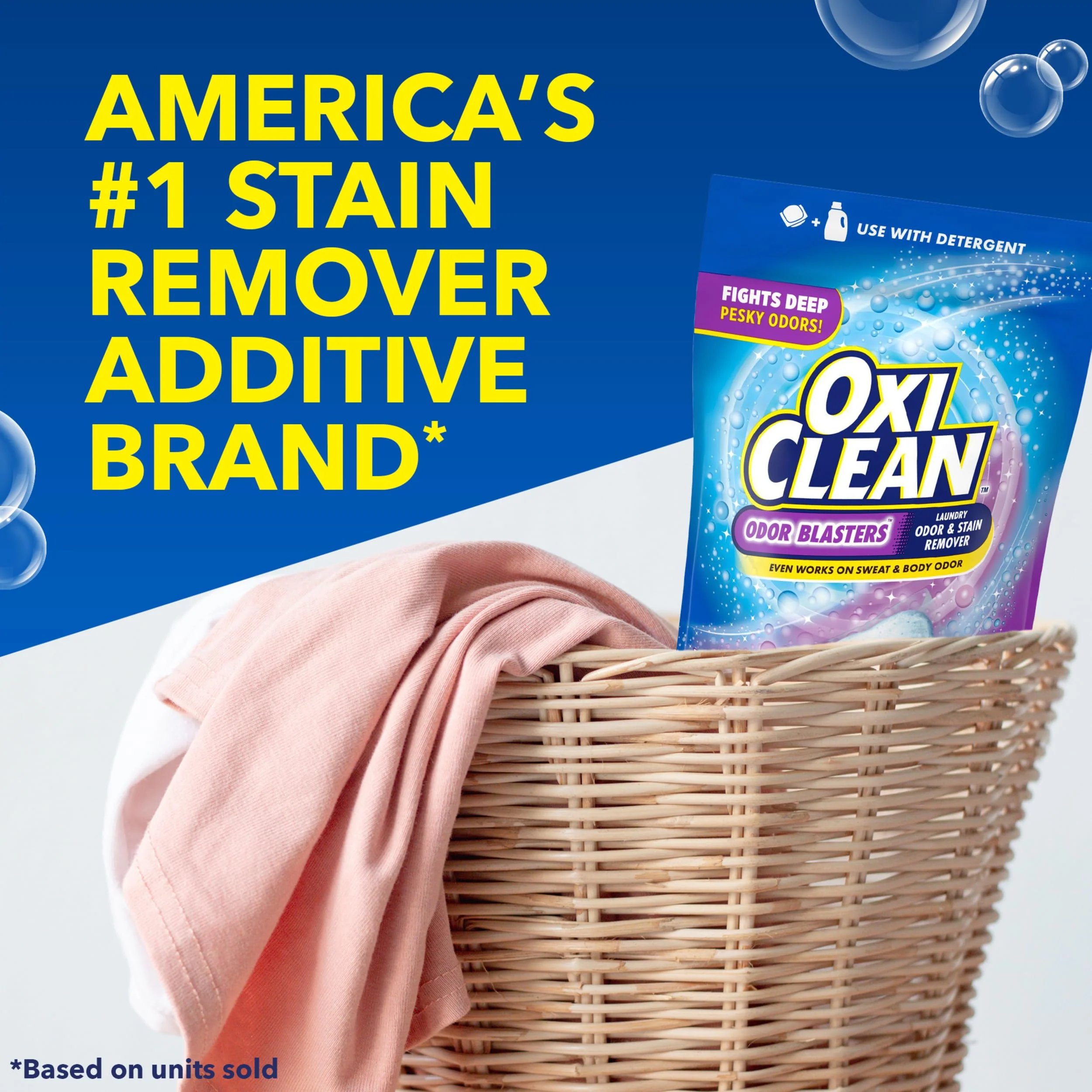 OxiClean Odor Blasters Odor and Stain Remover Laundry Power Paks, 24 Ct - Image 8