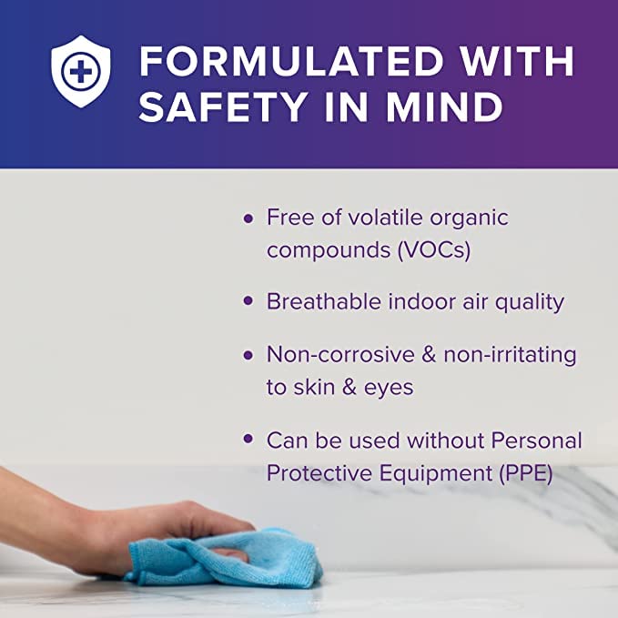 Oxivir Diversey 100898636 Tb One-Step Liquid Disinfectant Cleaner, Hospital Grade Accelerated Hydrogen Peroxide AHP, No Fragrance Added, Ready-to-Use, 1-Gallon (Pack of 4) - Image 3