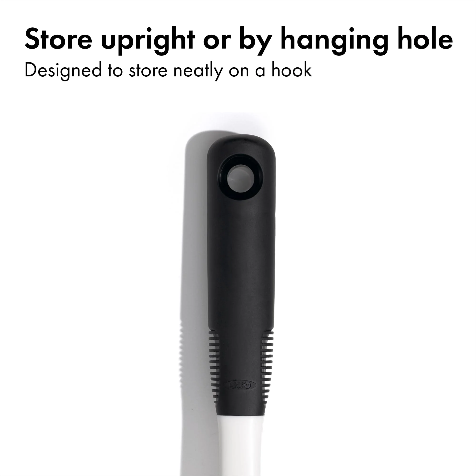 OXO Good Grips Dish Brush, Nylon Bristles with Built-in Scraper, Safe for Non-Stick Cookware, Non-Slip Handle, Dishwasher Safe - Image 5