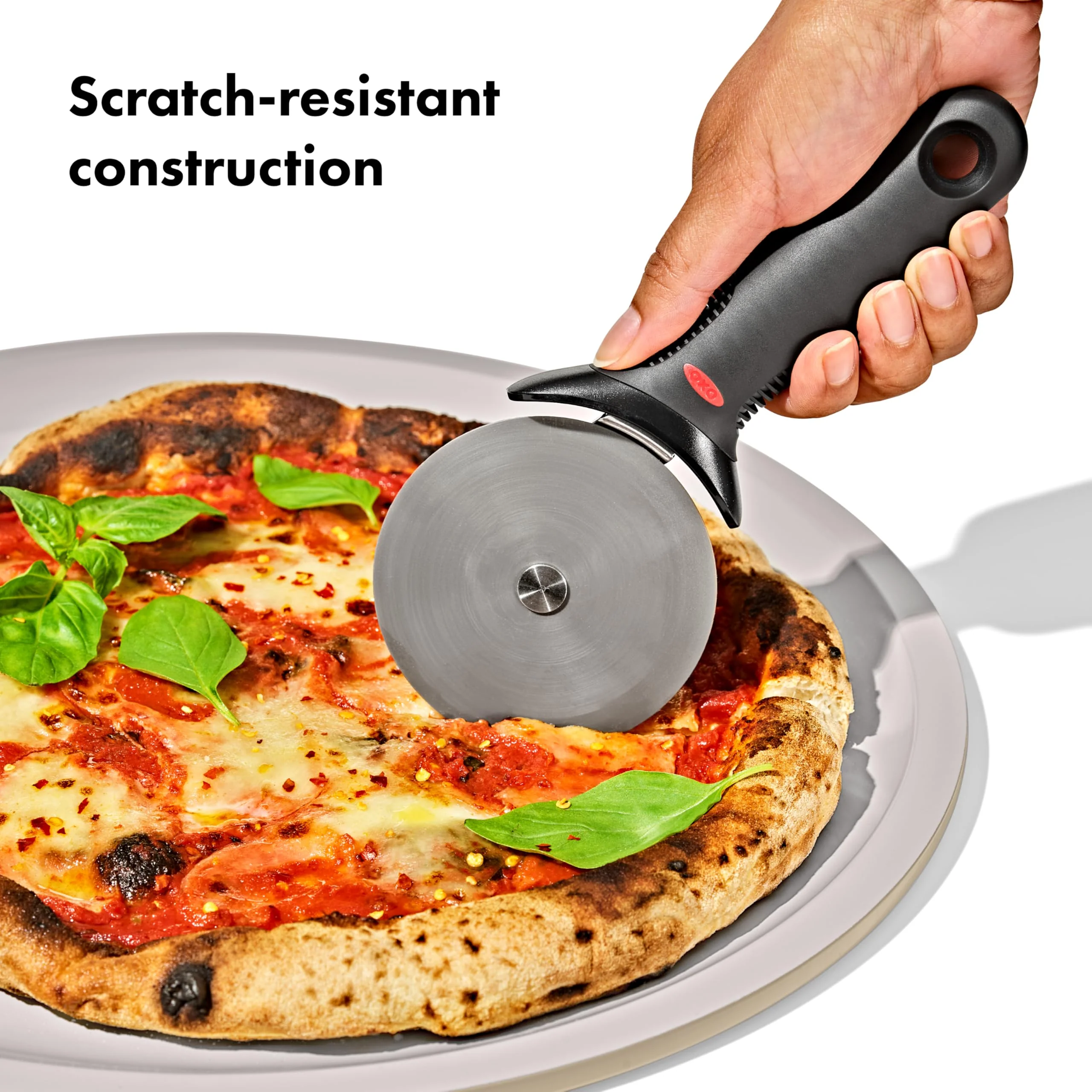 OXO Good Grips Non-Stick Pro Ceramic Coated Metal Bakeware 15” Pizza Pan – Storm Blue - Image 5