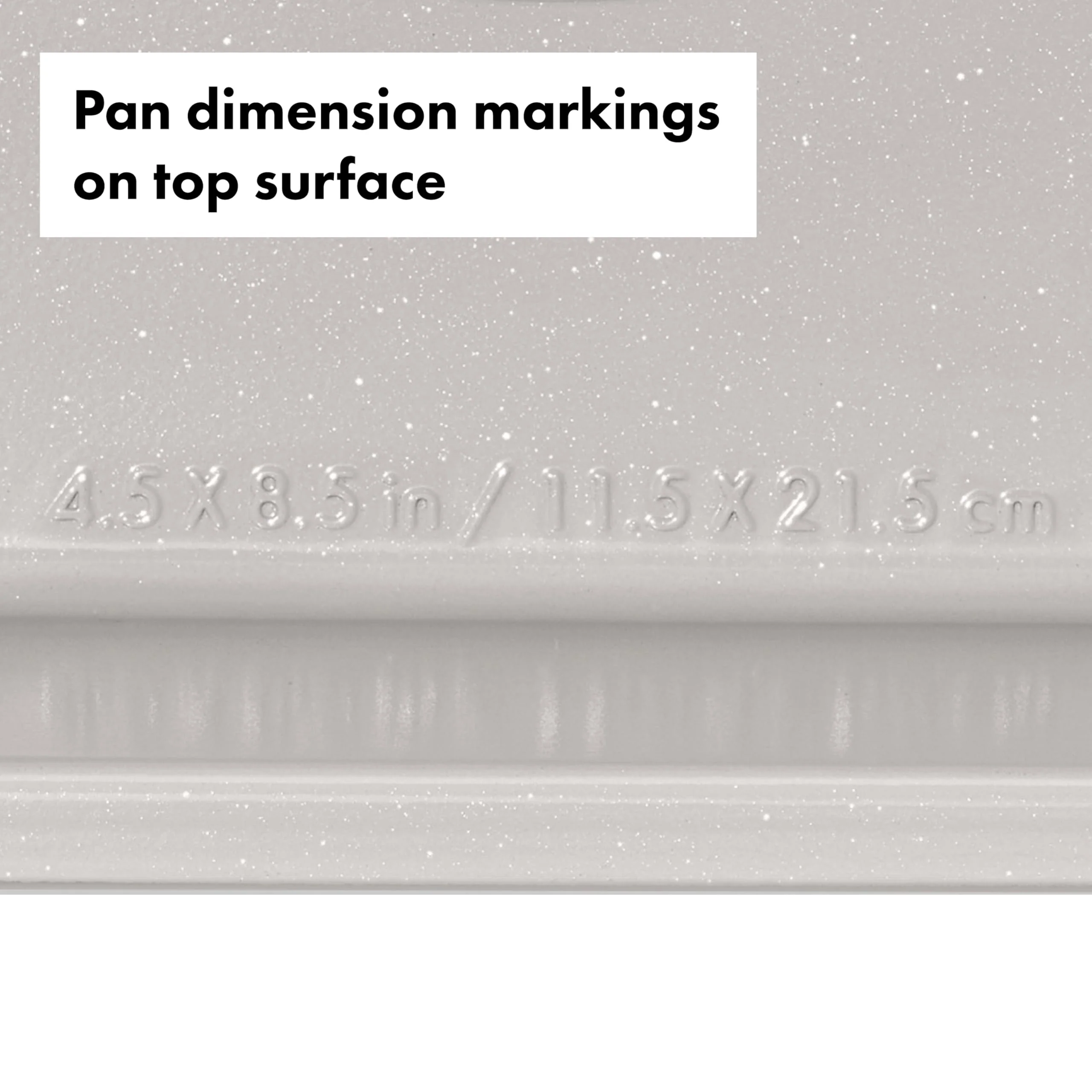 OXO Good Grips Non-Stick Pro Ceramic Coated Metal Bakeware 1Lb Loaf Pan – Biscuit - Image 3